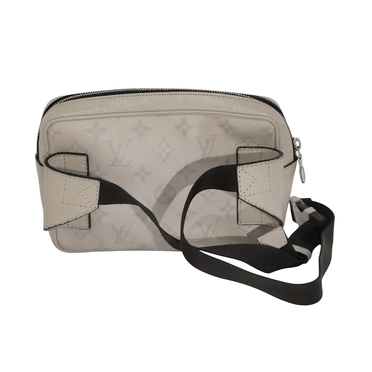 True To Sole Louis Vuitton Taiga Leather Shoulder Bag White