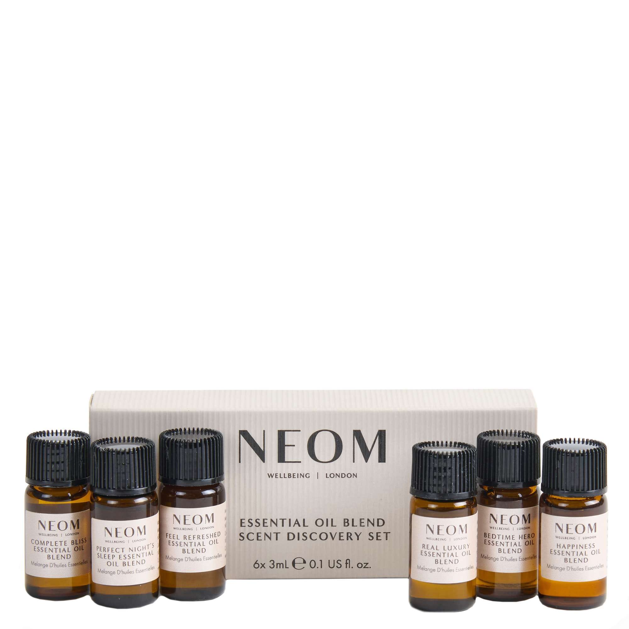 Neom Wellbeing London Gifting & Accessories Essential Oil Blend Scent Discovery Set (Worth £41.40)