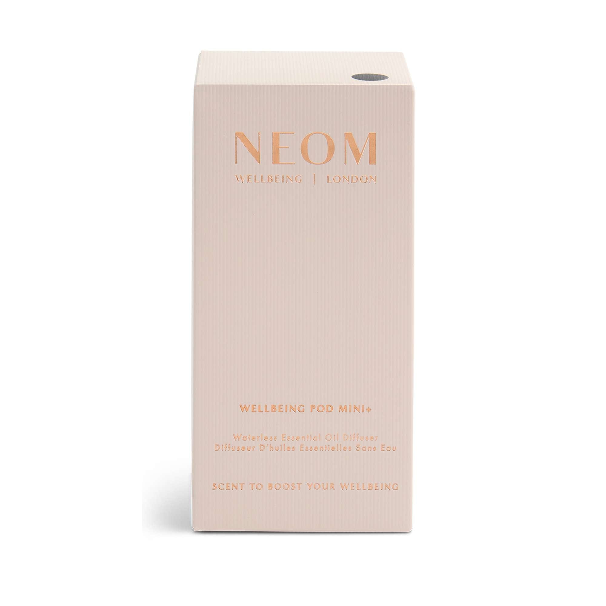 Neom Wellbeing London Pod Mini+ Waterless Essential Oil Diffuser Black