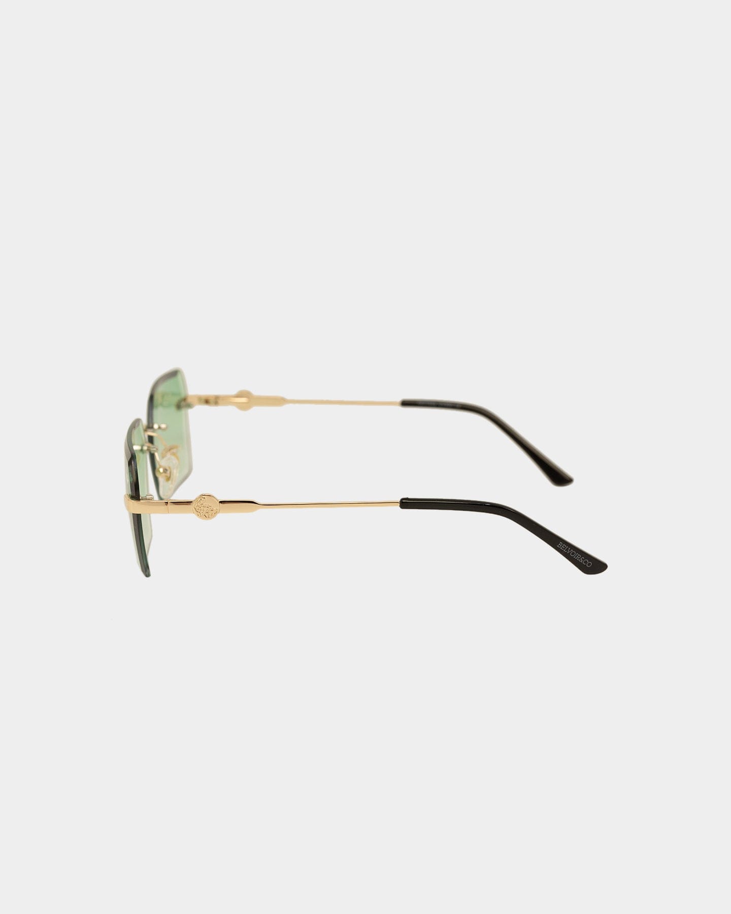 Belvoir & CO Kennedy Sunglasses Green/Gold