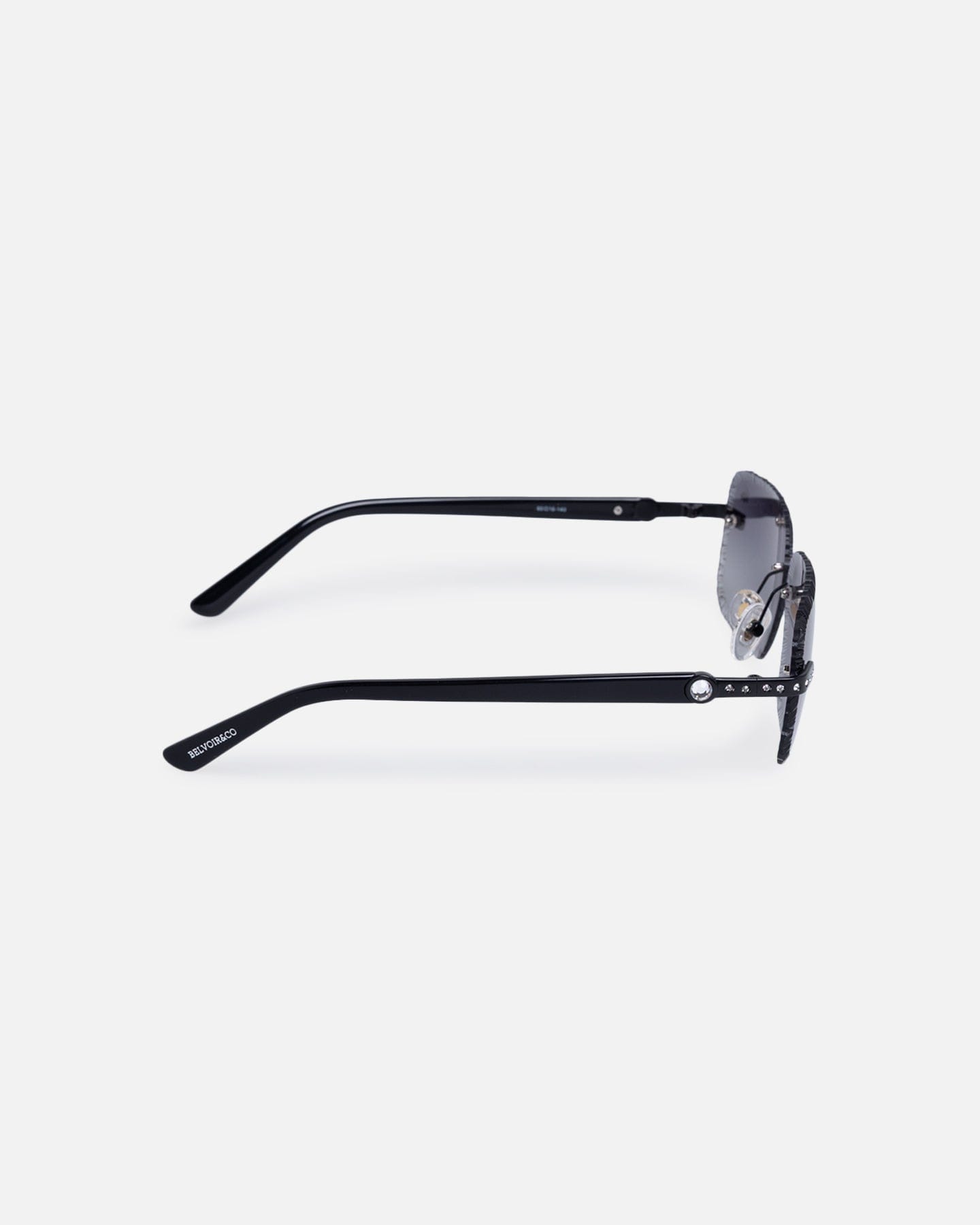 Belvoir & CO Hustler Sunglasses Black/Smoke