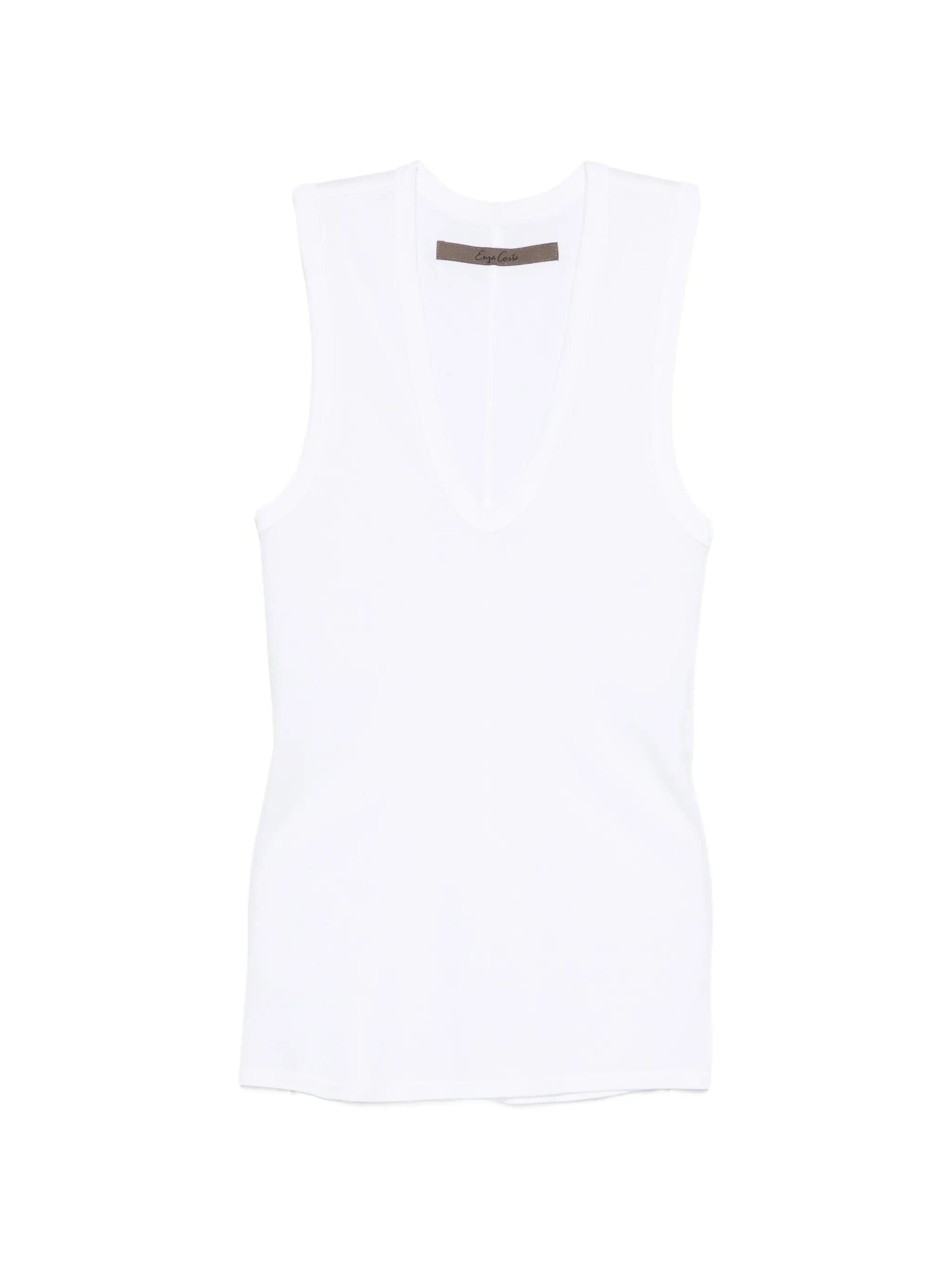 Enza Costa scoop - neck tank top