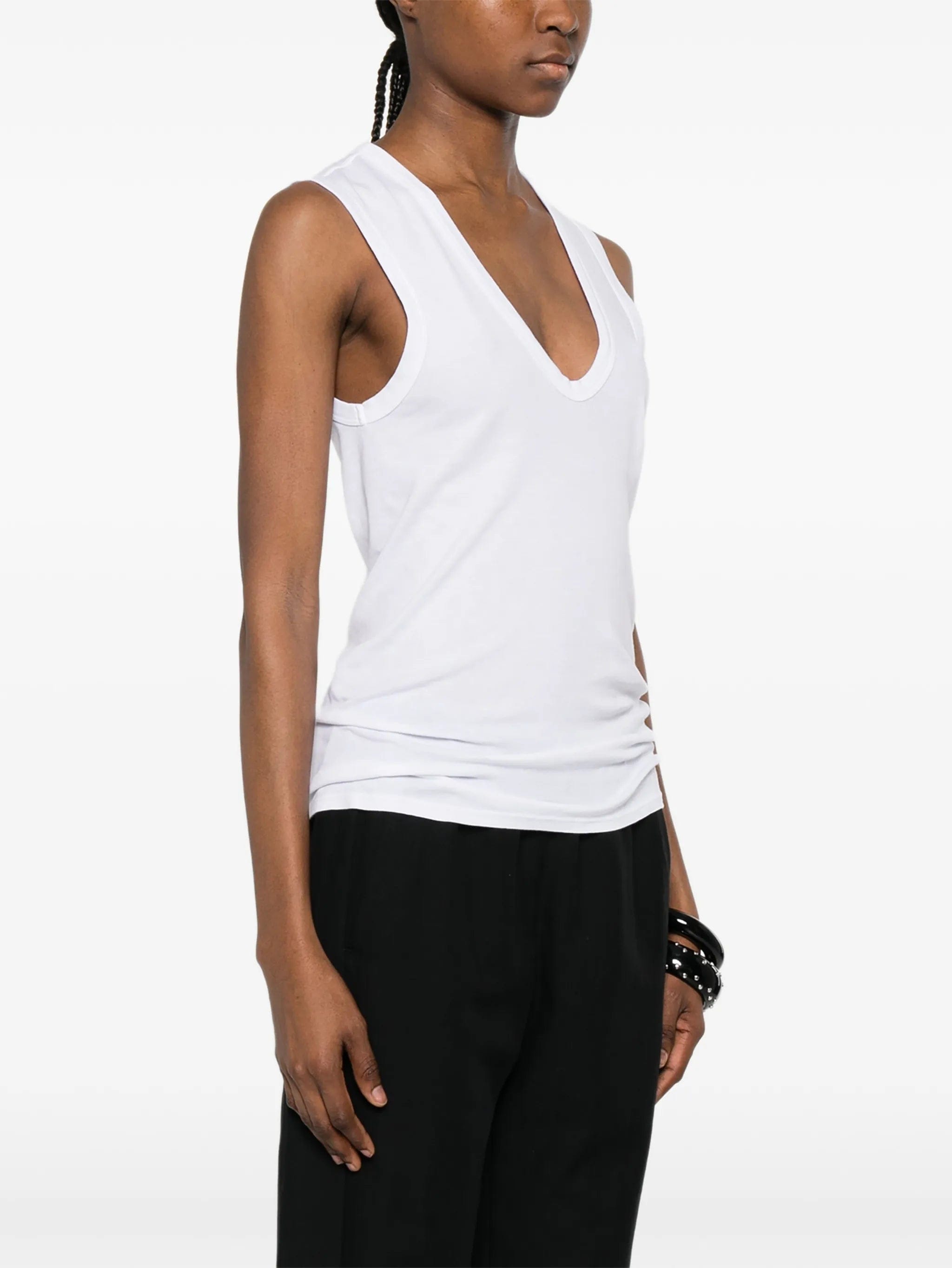 Enza Costa scoop - neck tank top