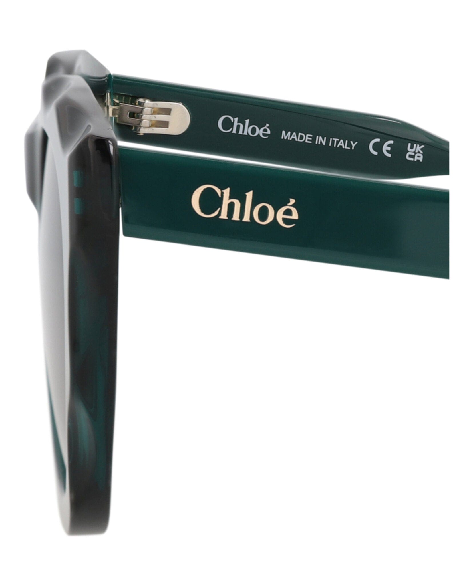 Fashion Chloé Womens Round/Oval Green Green Grey Fashion Designer Eyewear