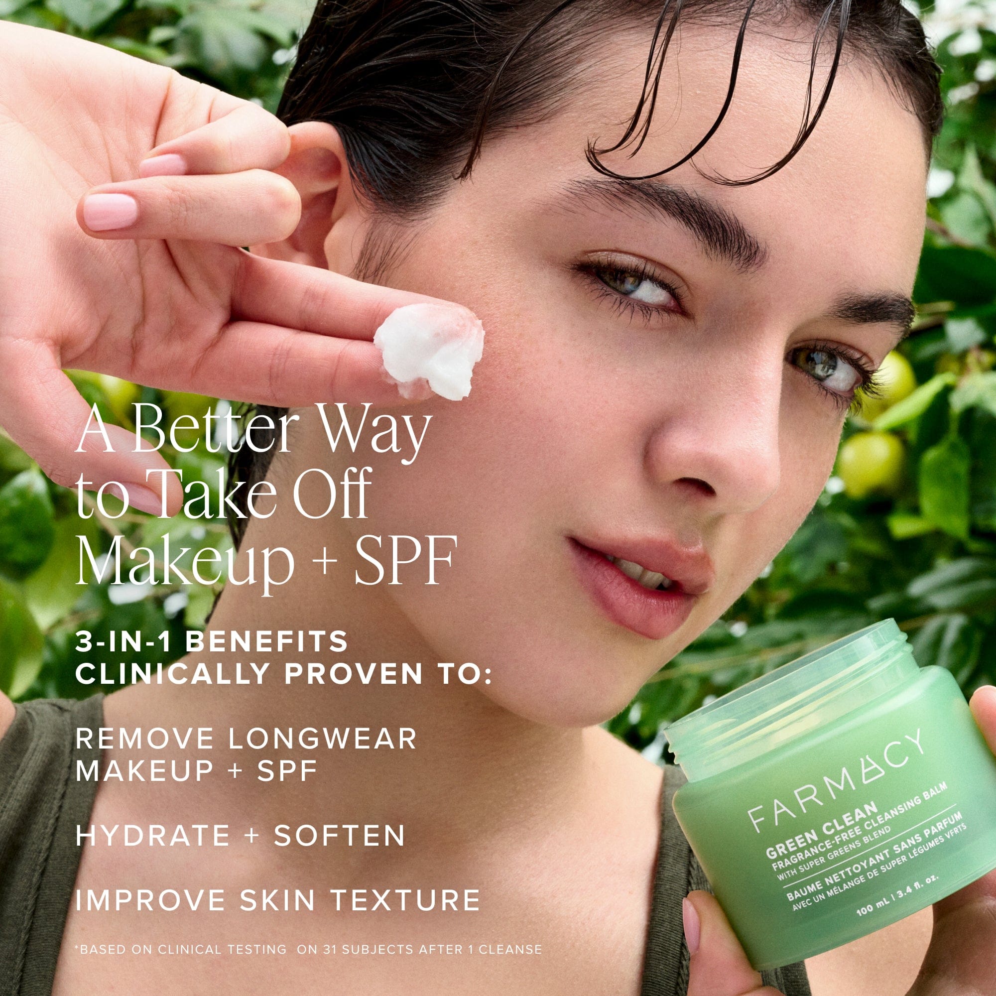 Clean Green Clean Fragrance - Free Cleansing Balm