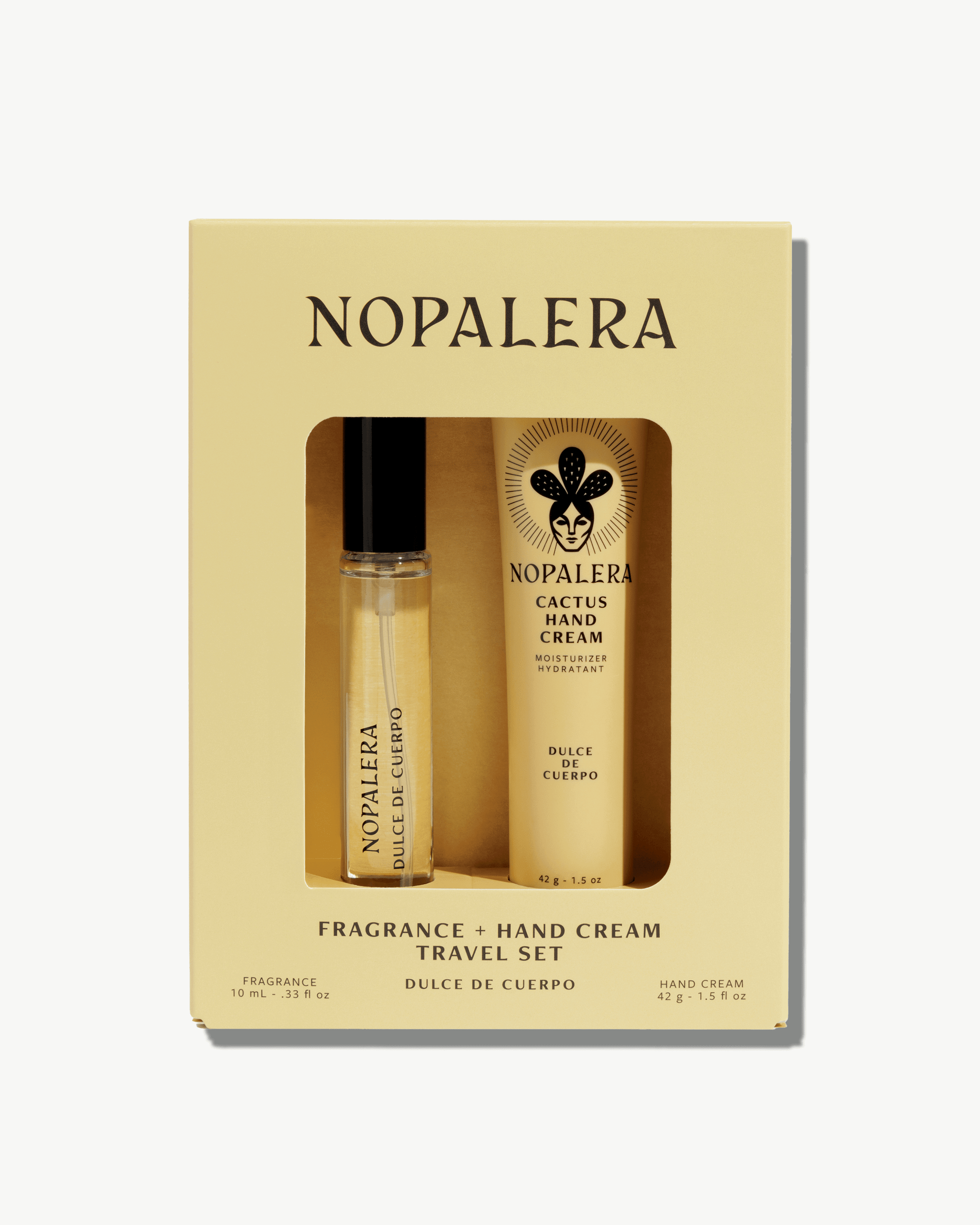 Nopalera Dulce De Cuerpo Fragrance & Hand Cream Travel Set