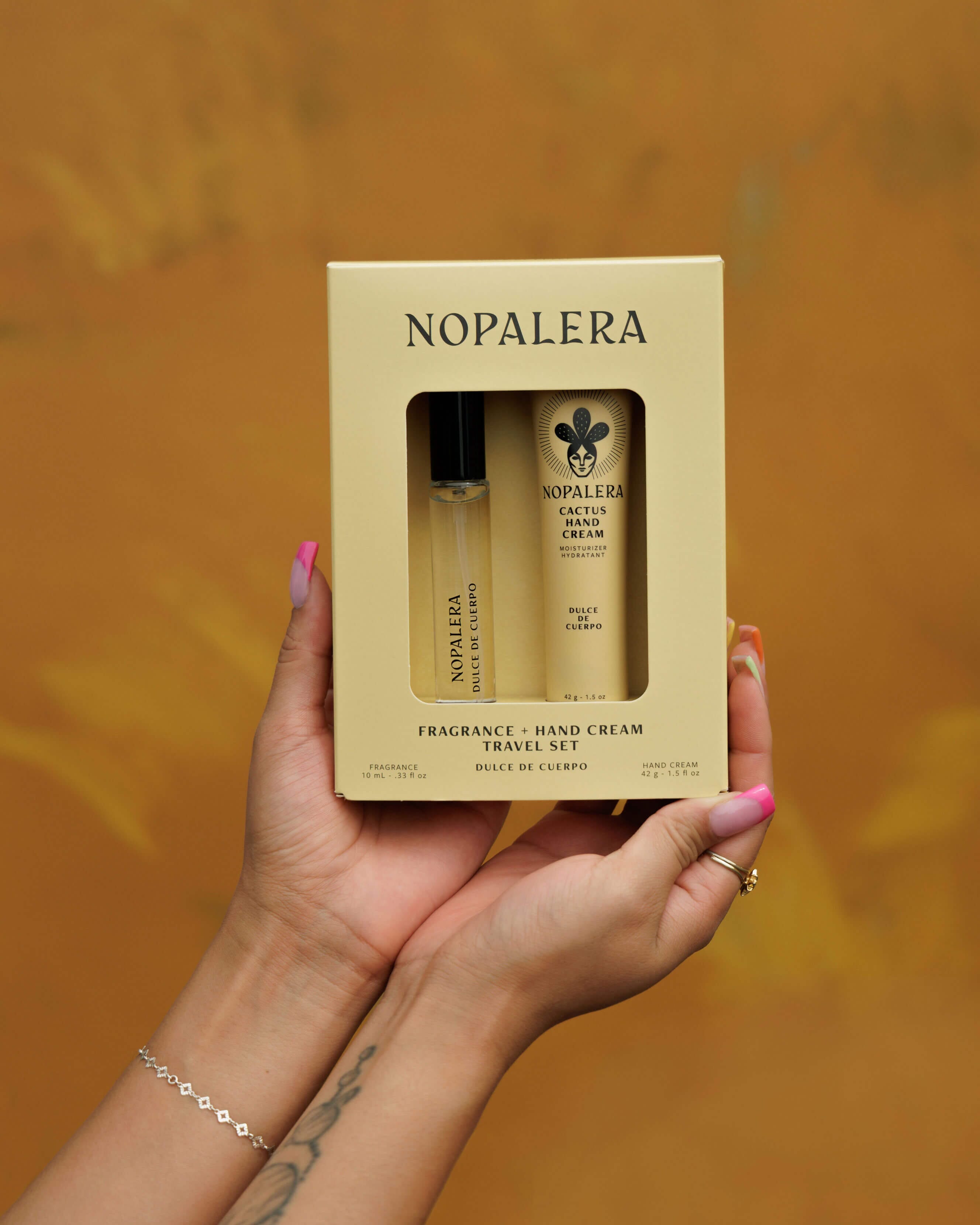 Nopalera Dulce De Cuerpo Fragrance & Hand Cream Travel Set
