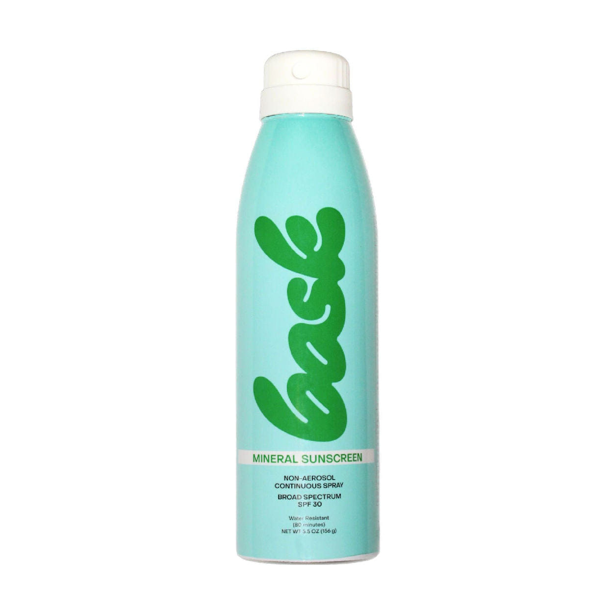 Bask Suncare Non - Aerosol Mineral Spray - Fragrance Free SPF 30