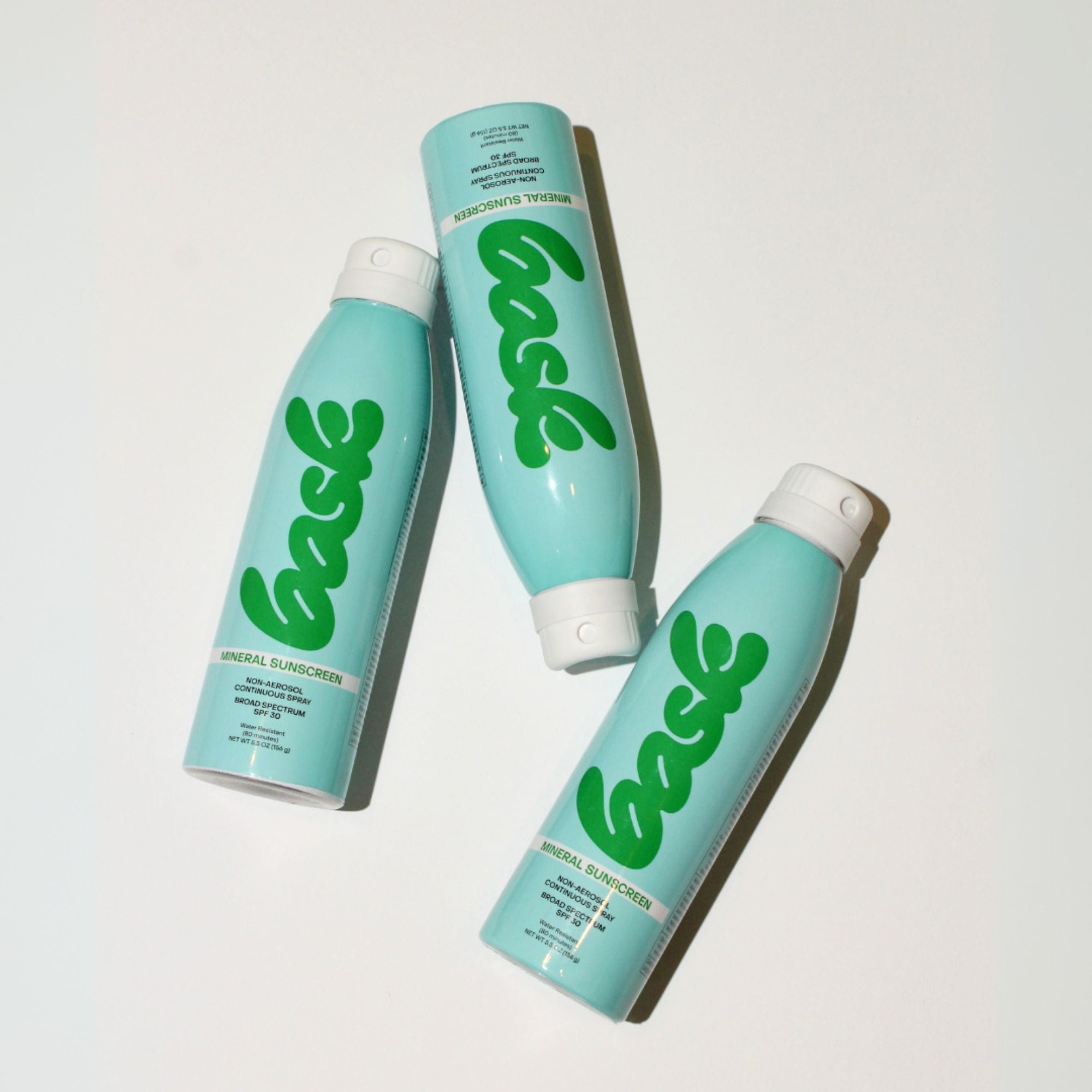 Bask Suncare Non - Aerosol Mineral Spray - Fragrance Free SPF 30
