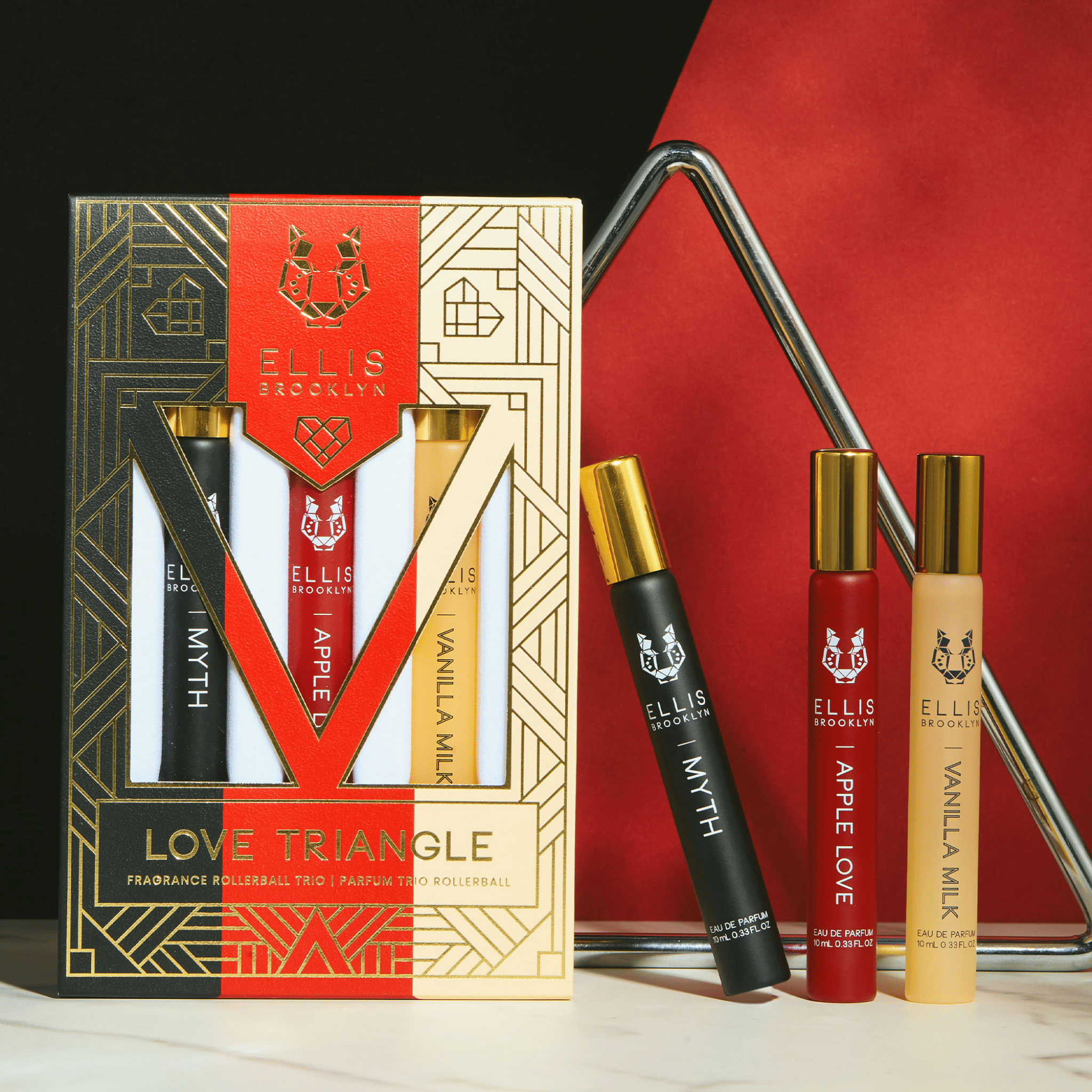 Ellis Brooklyn LOVE TRIANGLE FRAGRANCE ROLLERBALL TRIO