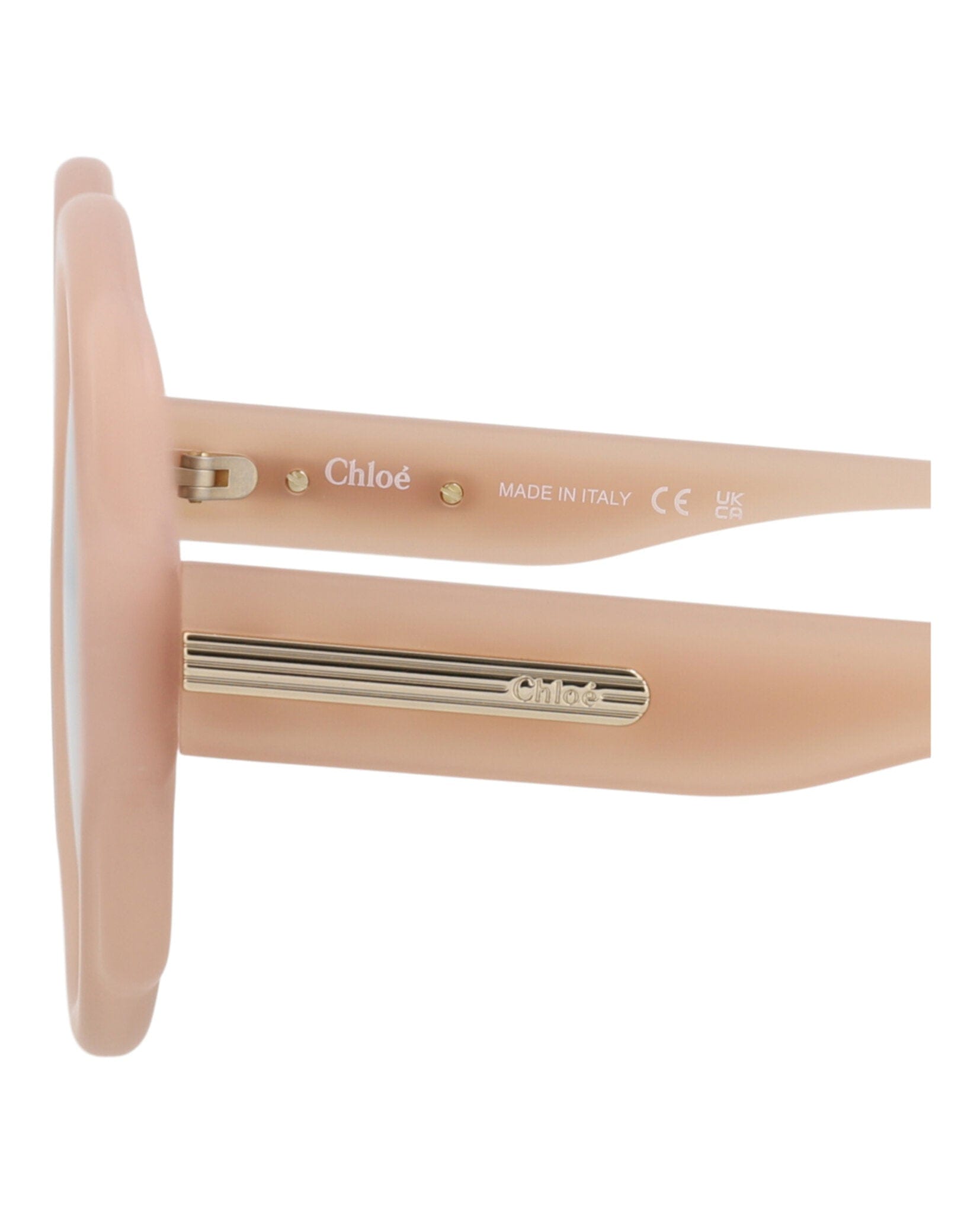 Fashion Chloé Womens Round/Oval Nude Nude Brown Fashion Designer Eyewear