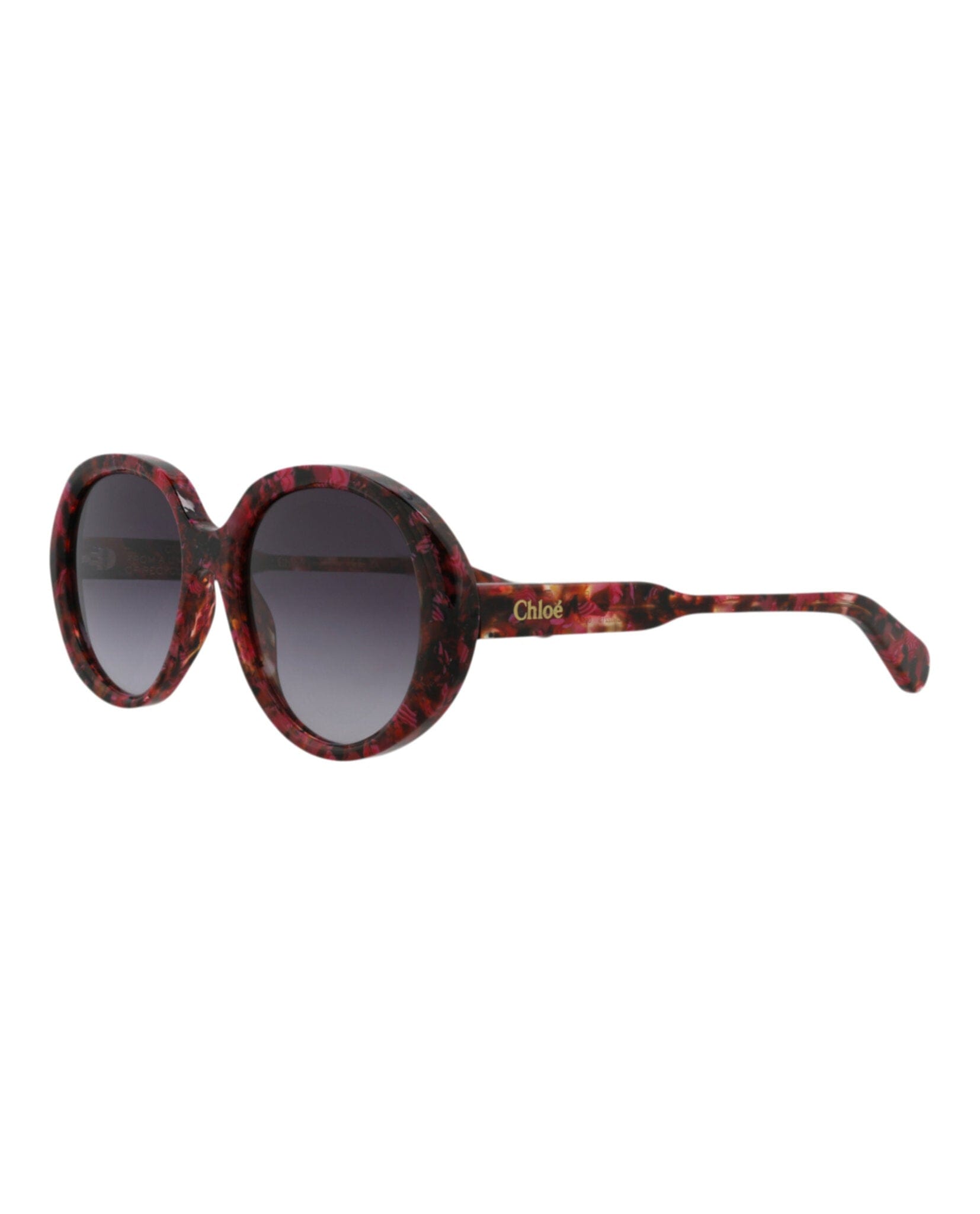 Fashion Chloé Womens Round/Oval Havana Havana Grey Fashion Designer Eyewear