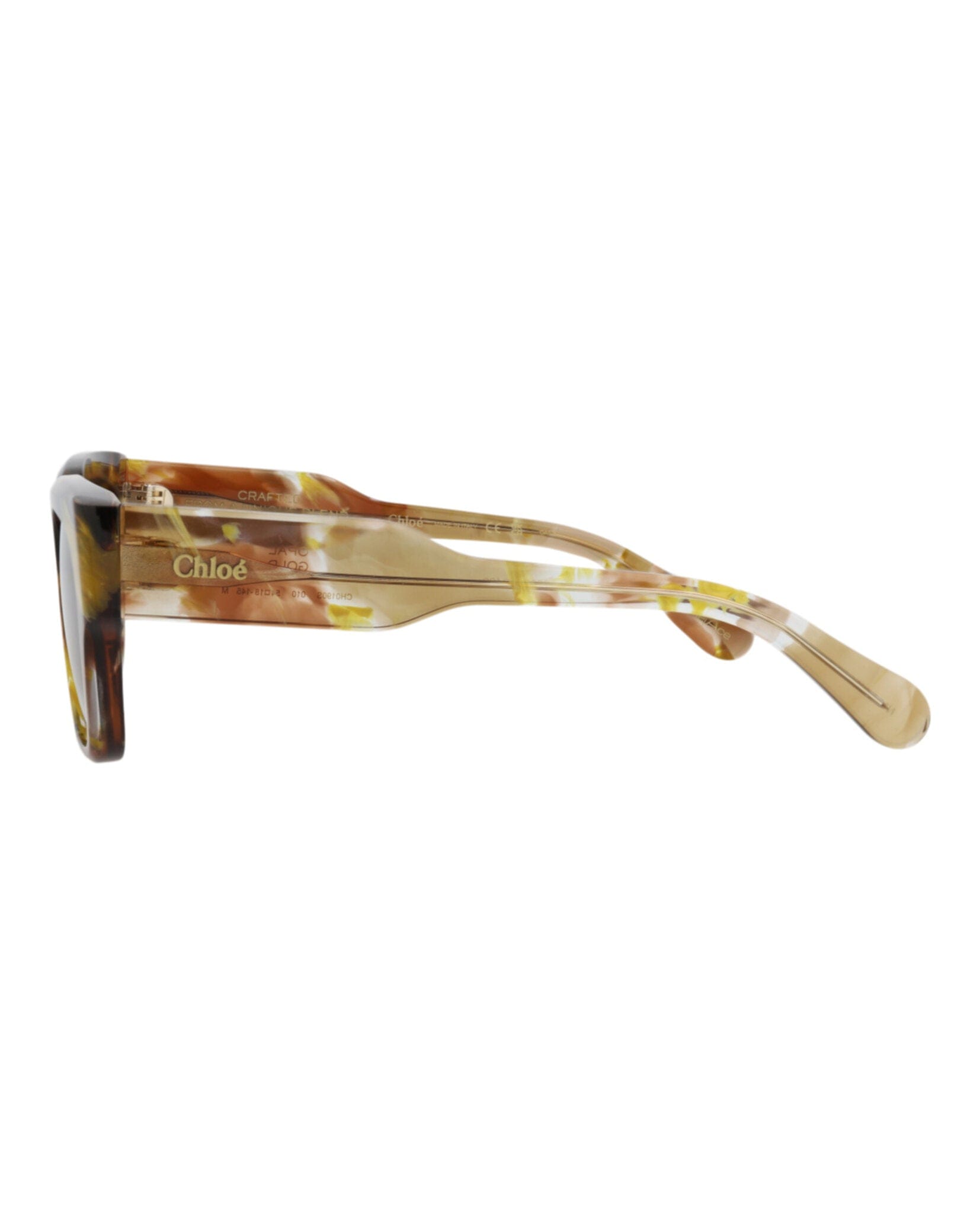 Fashion Chloé Womens Square/Rectangle Havana Havana Brown Fashion Designer Eyewear