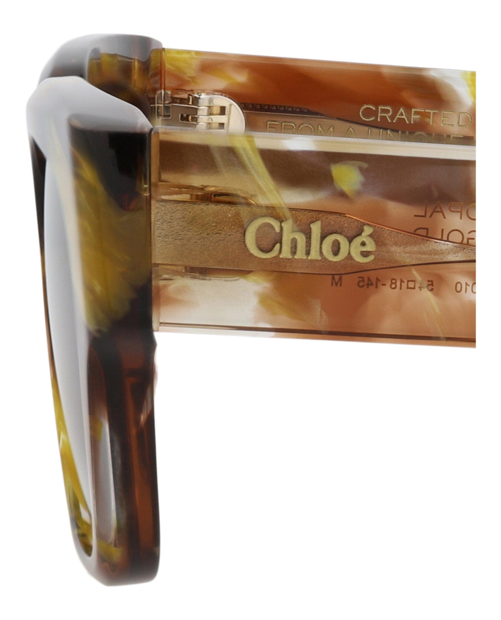 Fashion Chloé Womens Square/Rectangle Havana Havana Brown Fashion Designer Eyewear