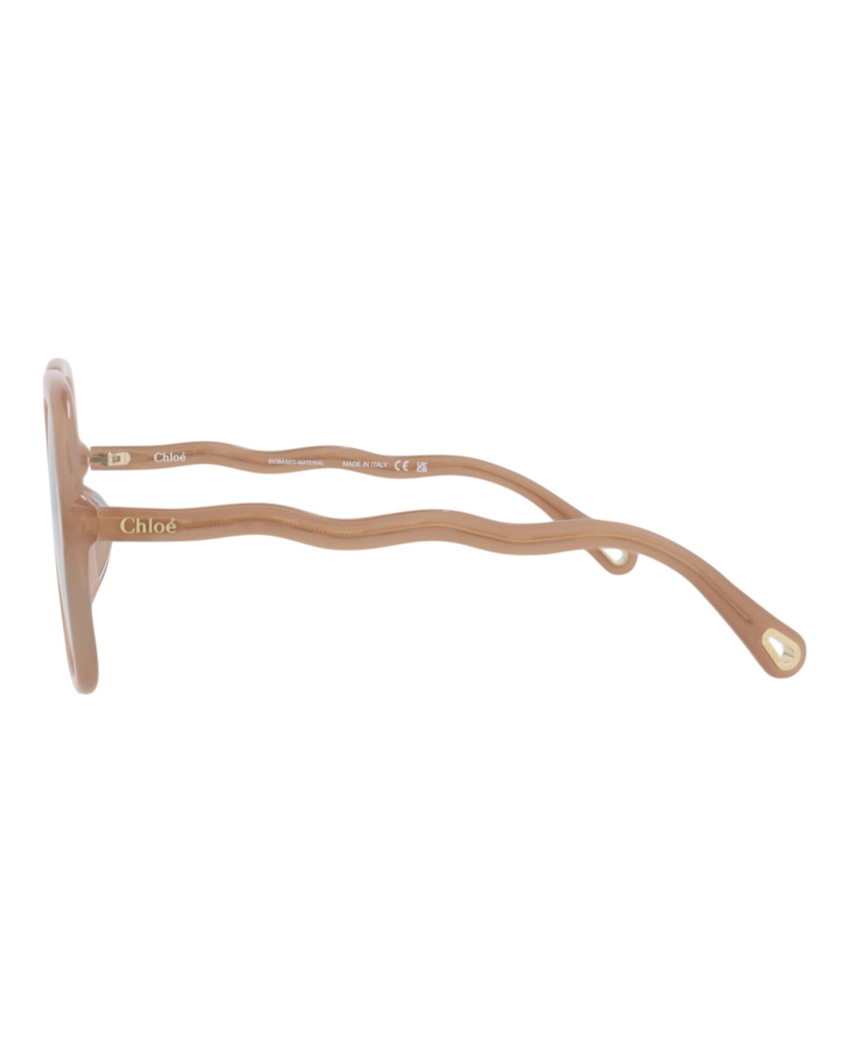 Fashion Chloé Womens Square/Rectangle Nude Nude Green Fashion Designer Eyewear