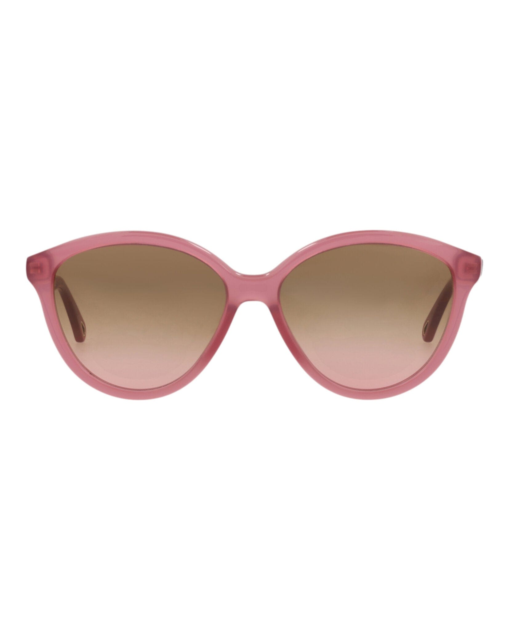 Fashion Chloé Womens Round/Oval Burgundy Burgundy Brown Fashion Designer Eyewear
