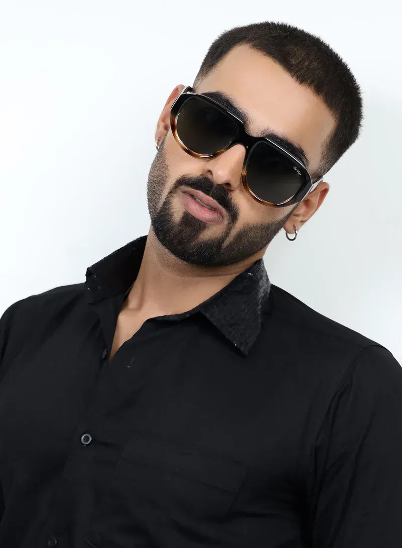 Woggles Red Pappy Lumivista Green Oversized Sunglasses | Best Price UAE