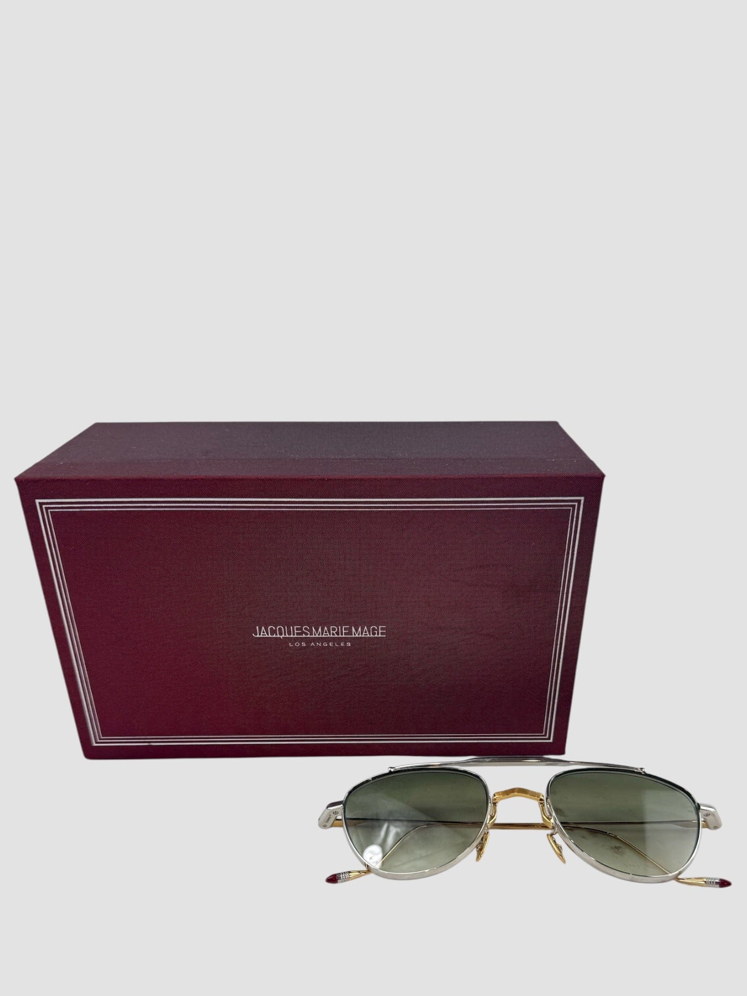 Jacques Marie Marie Jacques Marie Silver Sunglasses