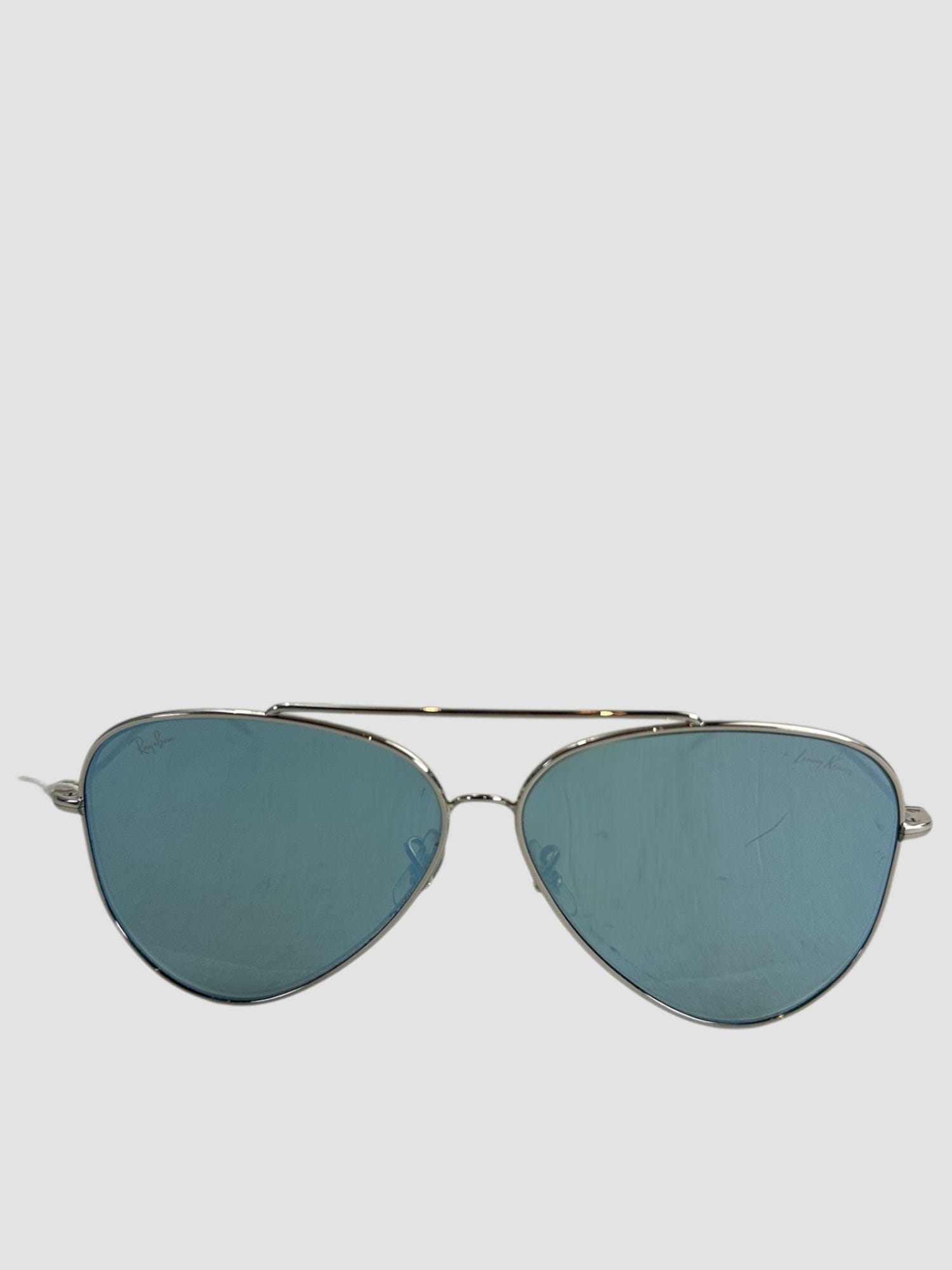 Raybans Rayban Silver Aviator Sunglasses