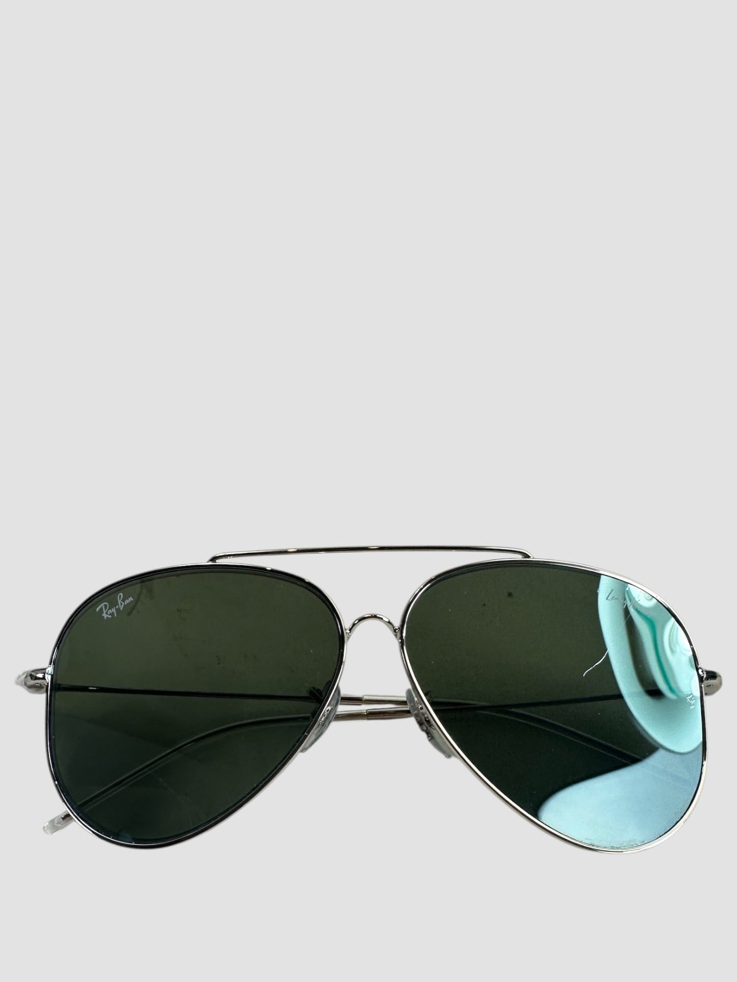 Raybans Rayban Silver Aviator Sunglasses