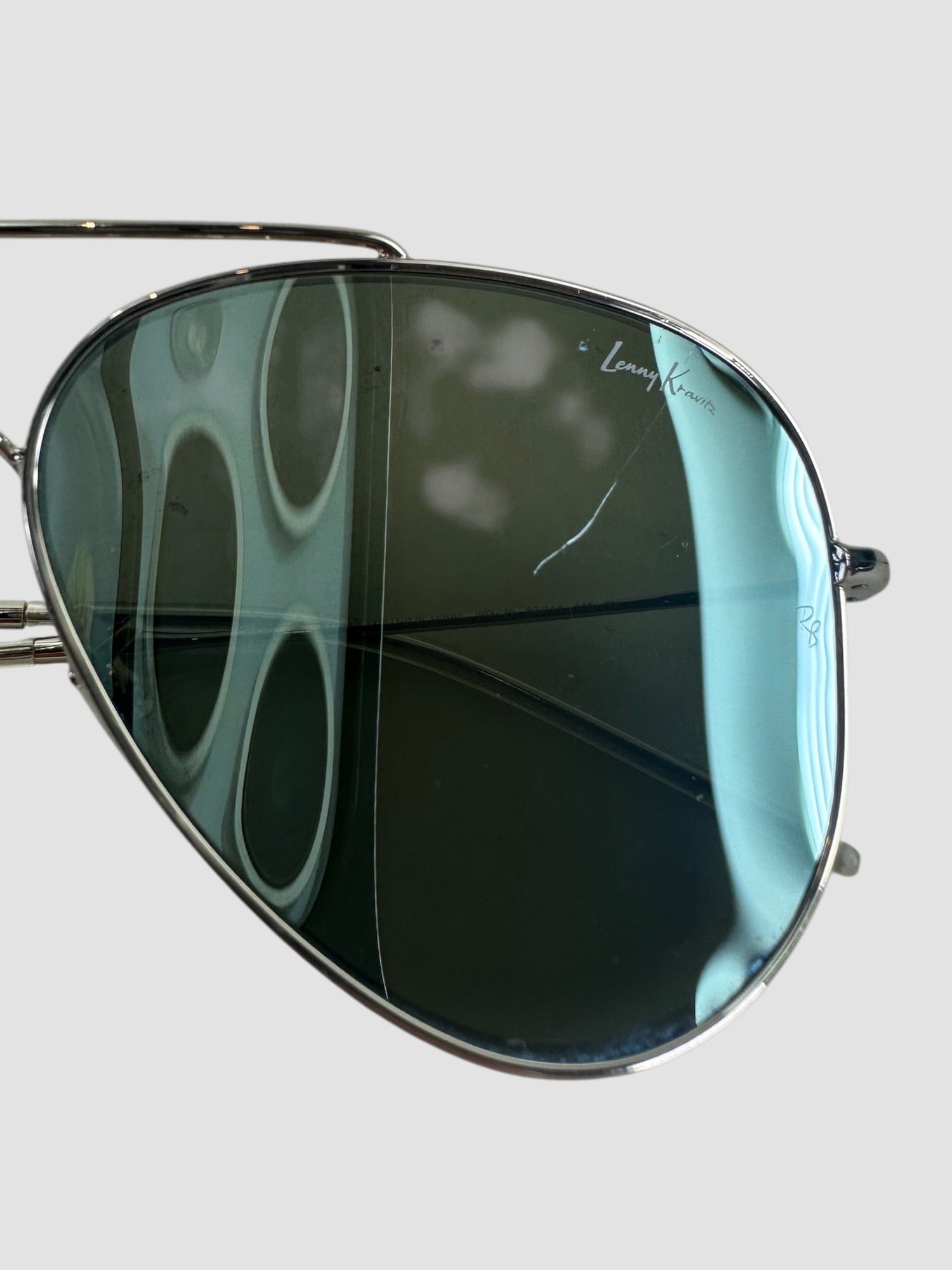 Raybans Rayban Silver Aviator Sunglasses