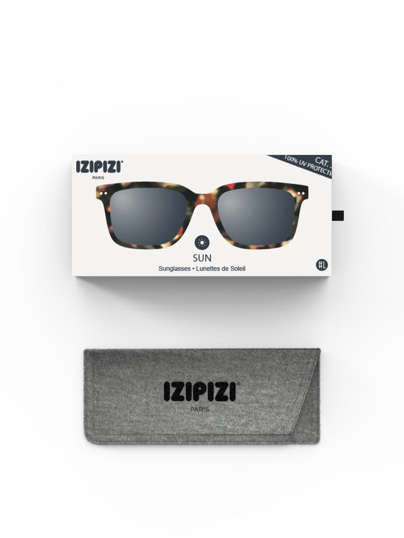 Izipizi #L Square Sunglasses Tortoise