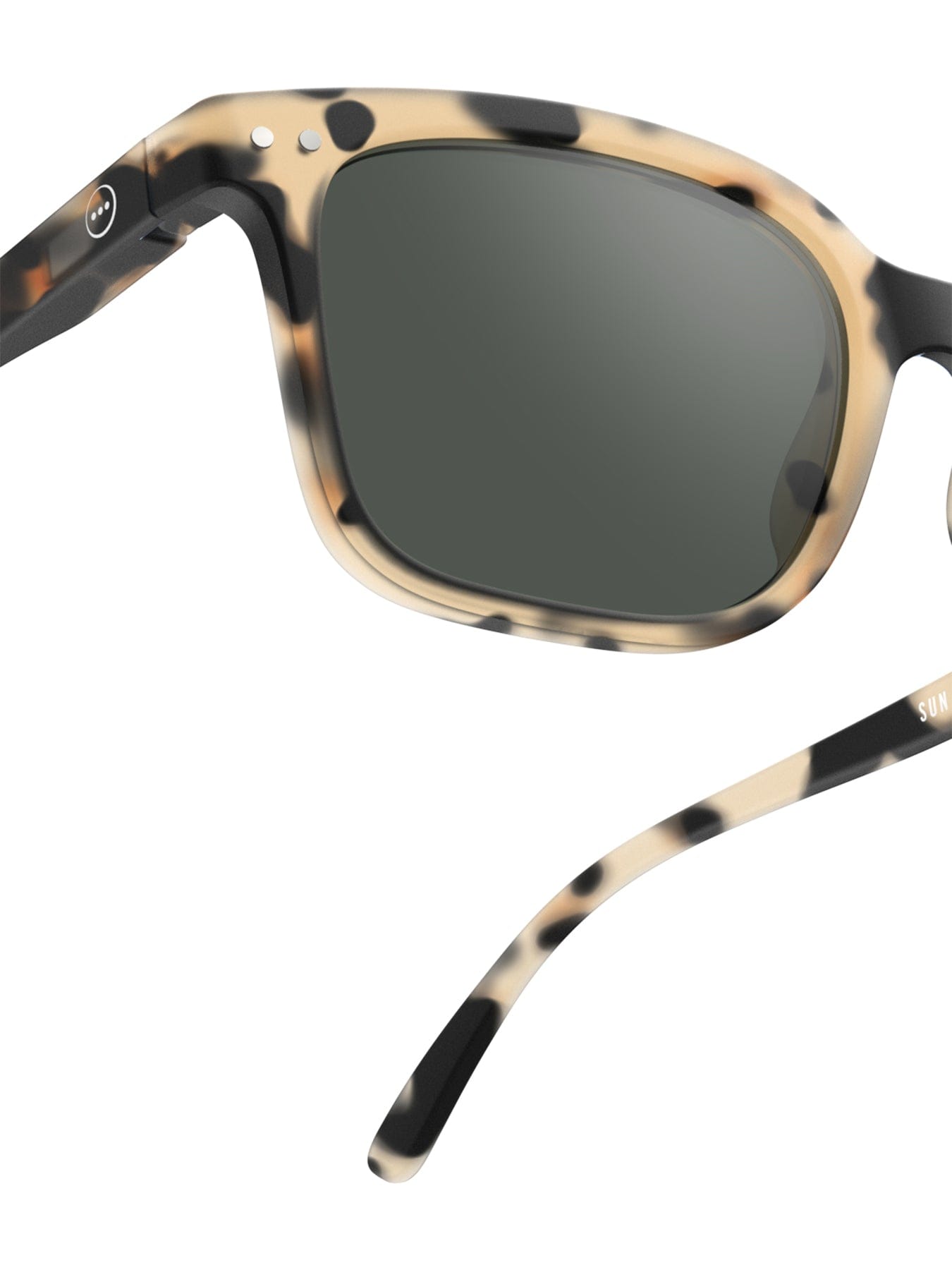 Izipizi #L Square Sunglasses Light Tortoise