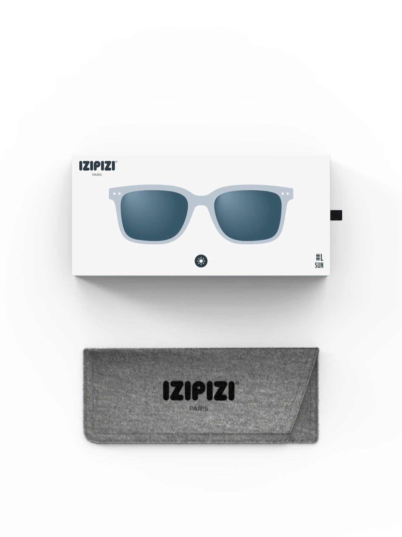Izipizi #L Square Sunglasses Frozen Blue