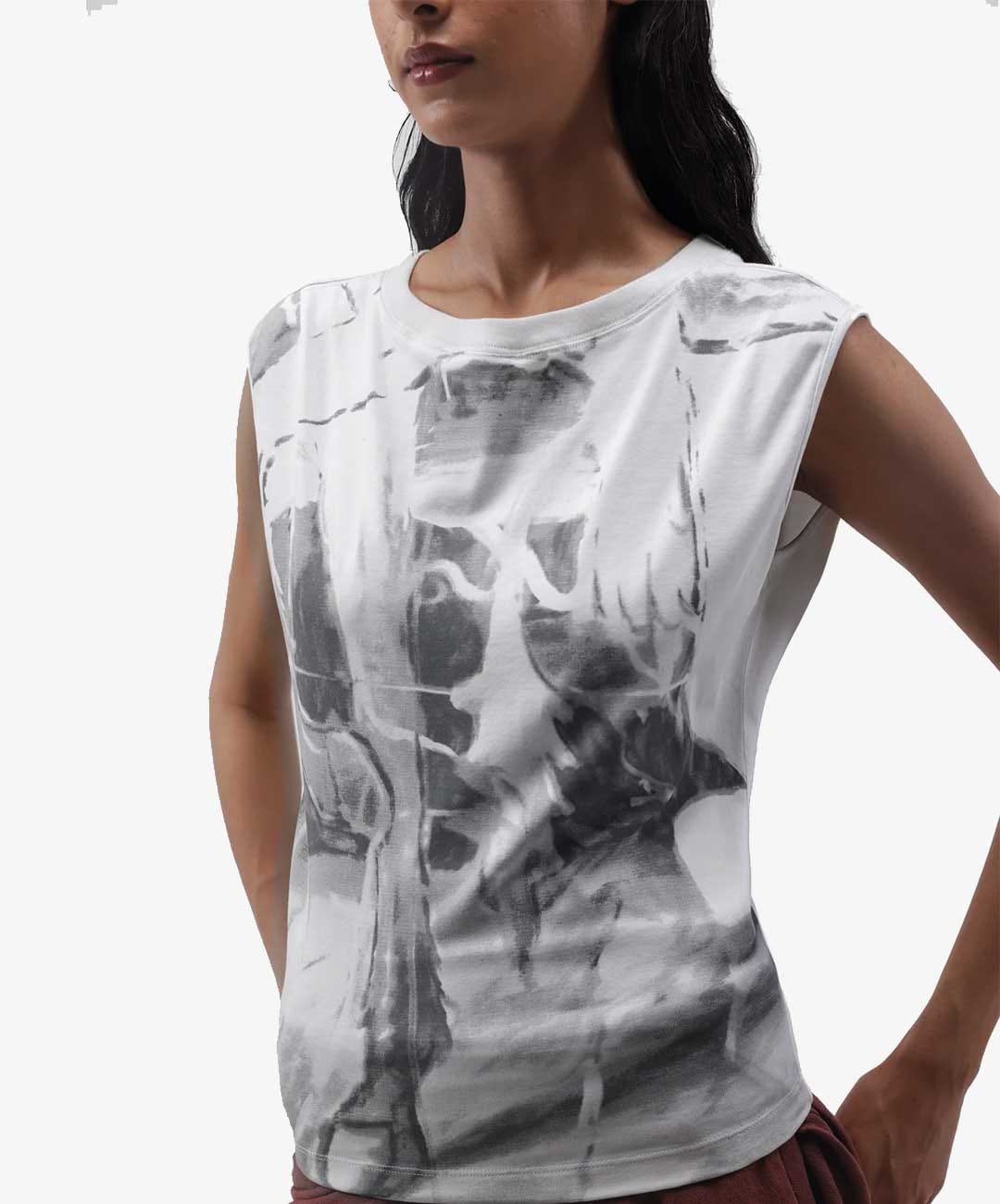 ALMOST GODS | LOOM KING TANK TOP { WHITE