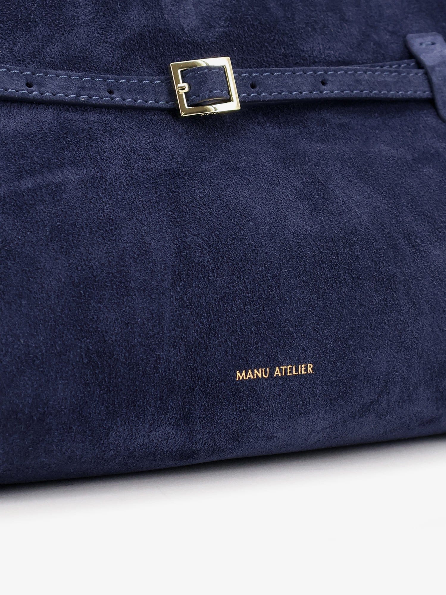 MANU Atelier Le Cambon East West suede shoulder bag