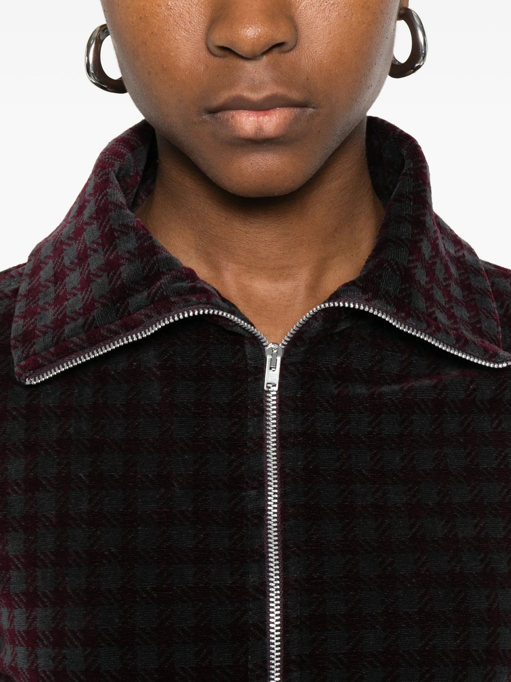 OUR Legacy zip - up patterned jacket