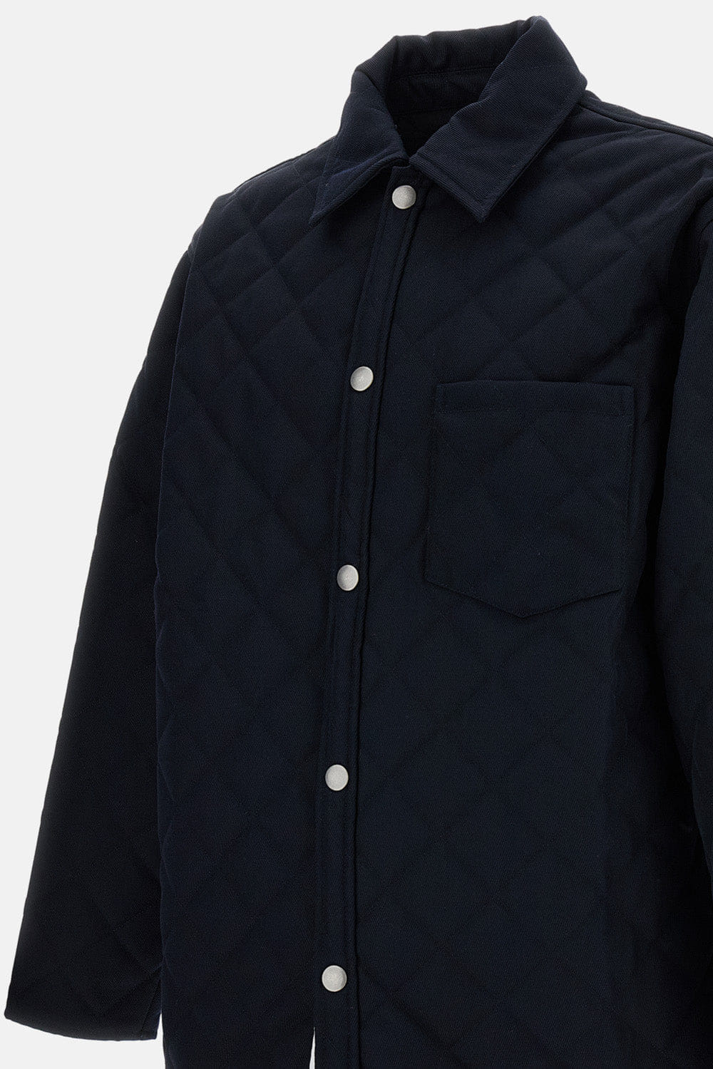 A.P.C. GIACCA GEORGES TRAPUNTATA IN MISTO LANA