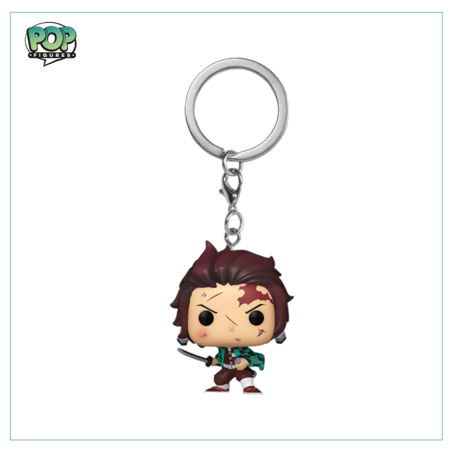 Funko Tanjiro Kamado Funko Pocket Pop Keychain - Demon Slayer - 2023 Target Con Exclusive