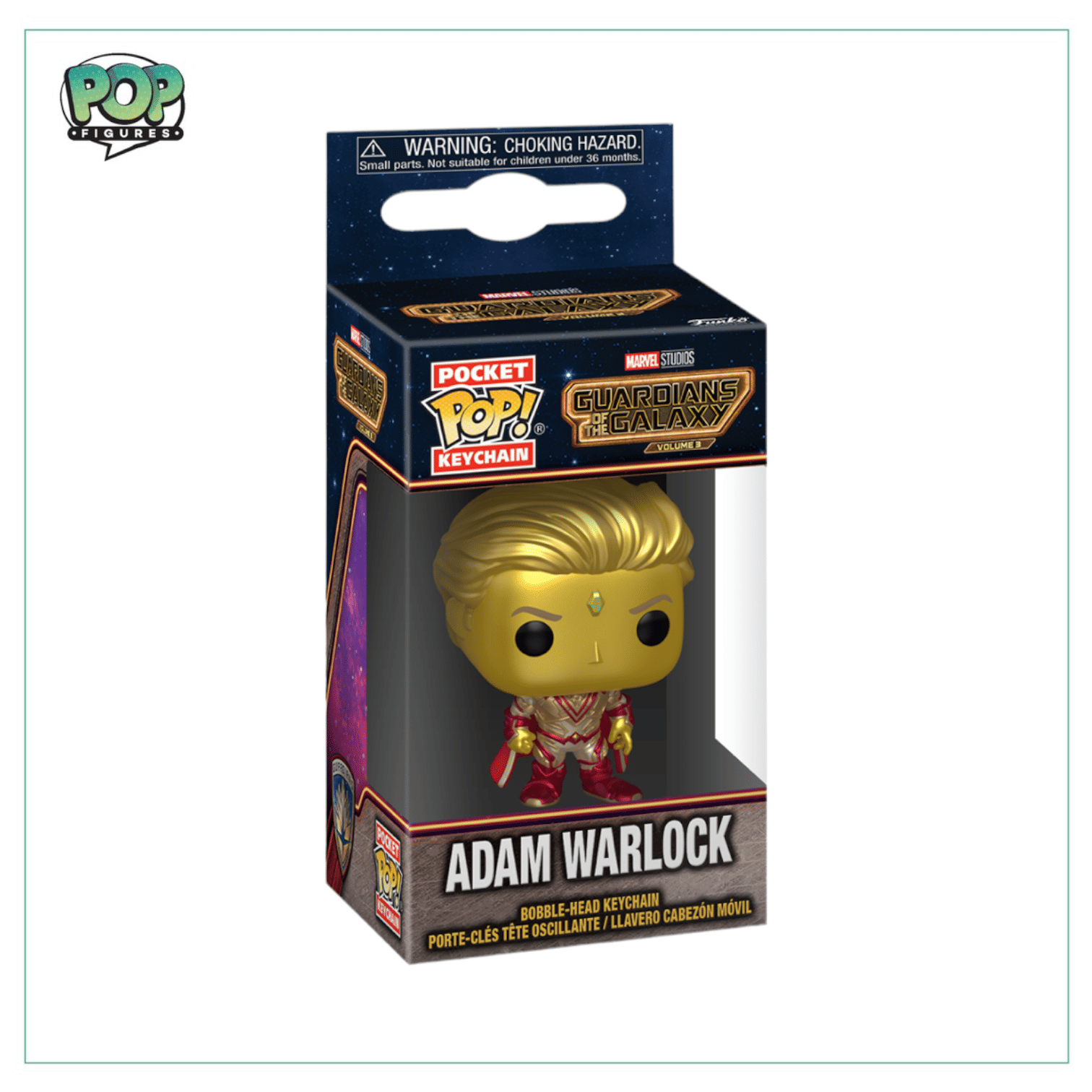 Funko Adam Warlock Funko Pocket Pop! Keychain Guardians of the Galaxy Vol. 3