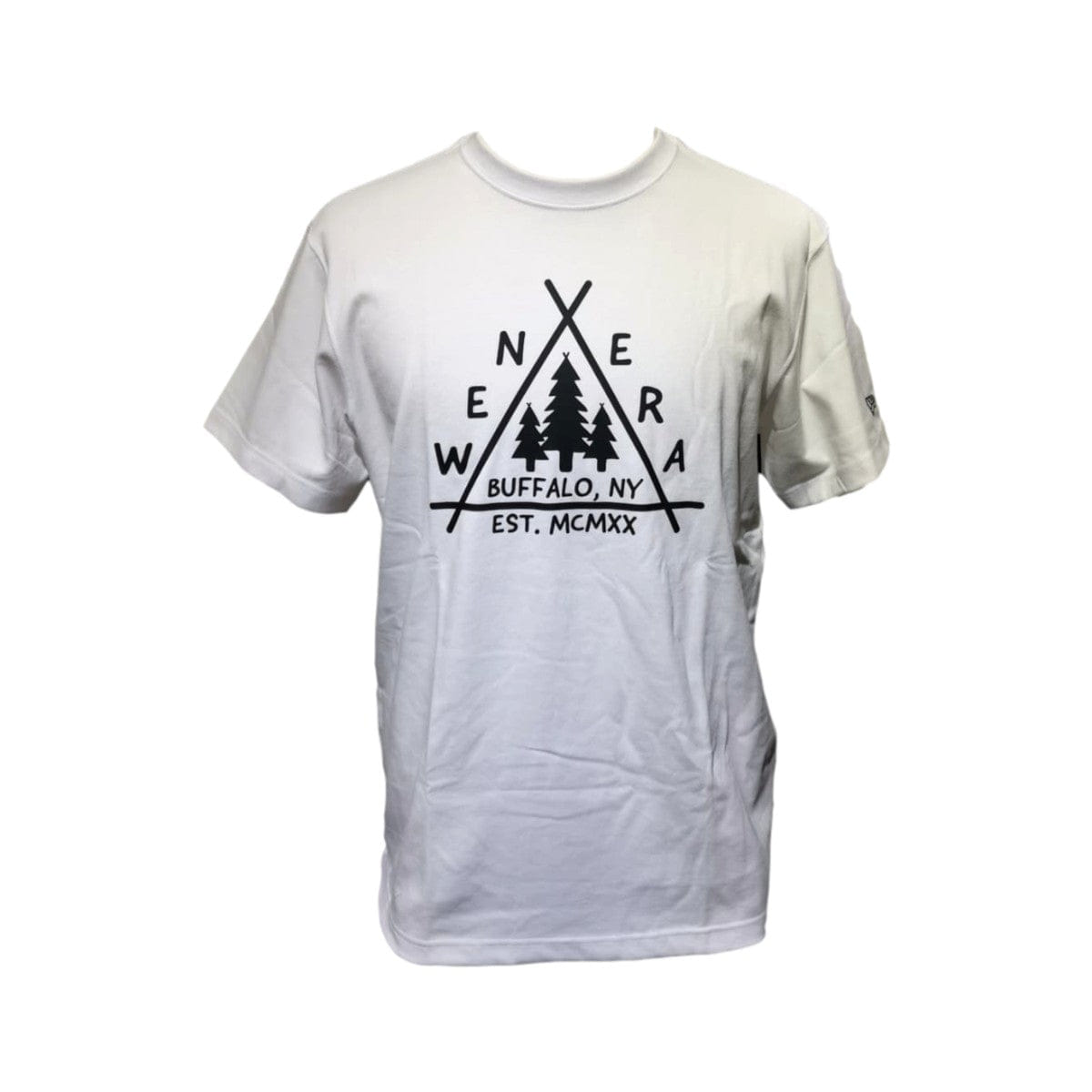 New Era SS T-Shirt OUTDOOR CAMP FOREST WHITE