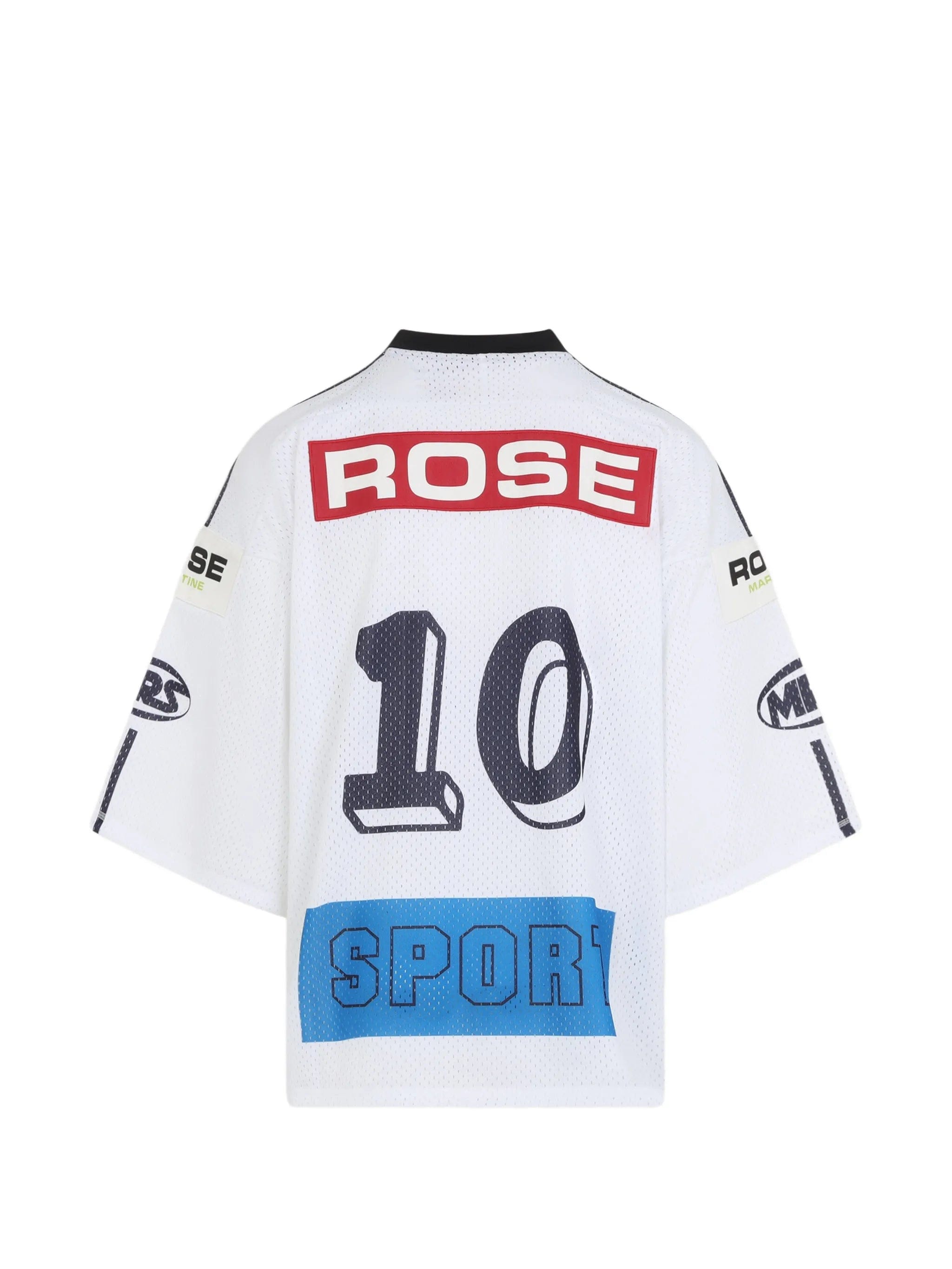 Martine Rose oversized hockey mesh t - shirt