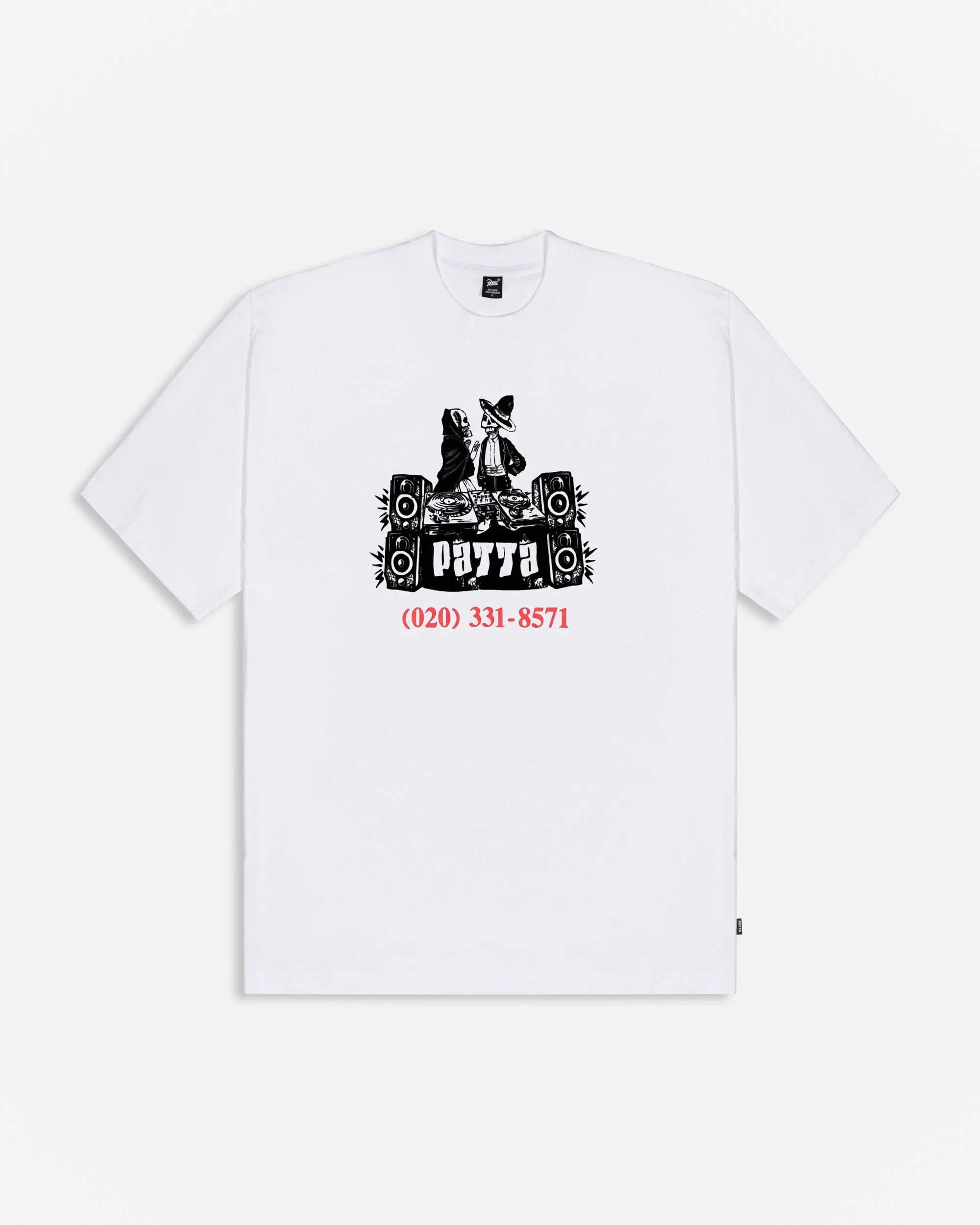 Patta DJ Skully T - Shirt (White)