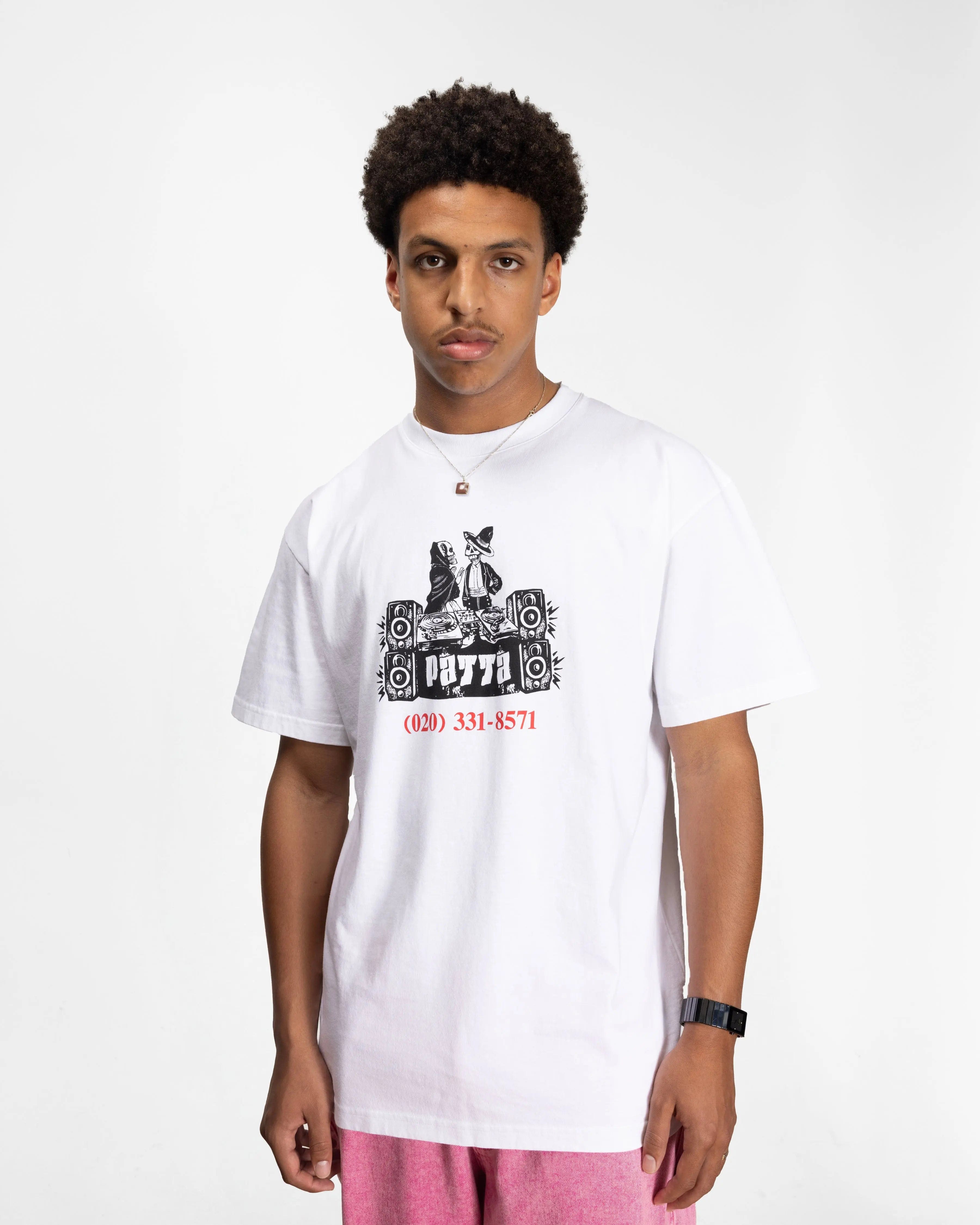 Patta DJ Skully T - Shirt (White)