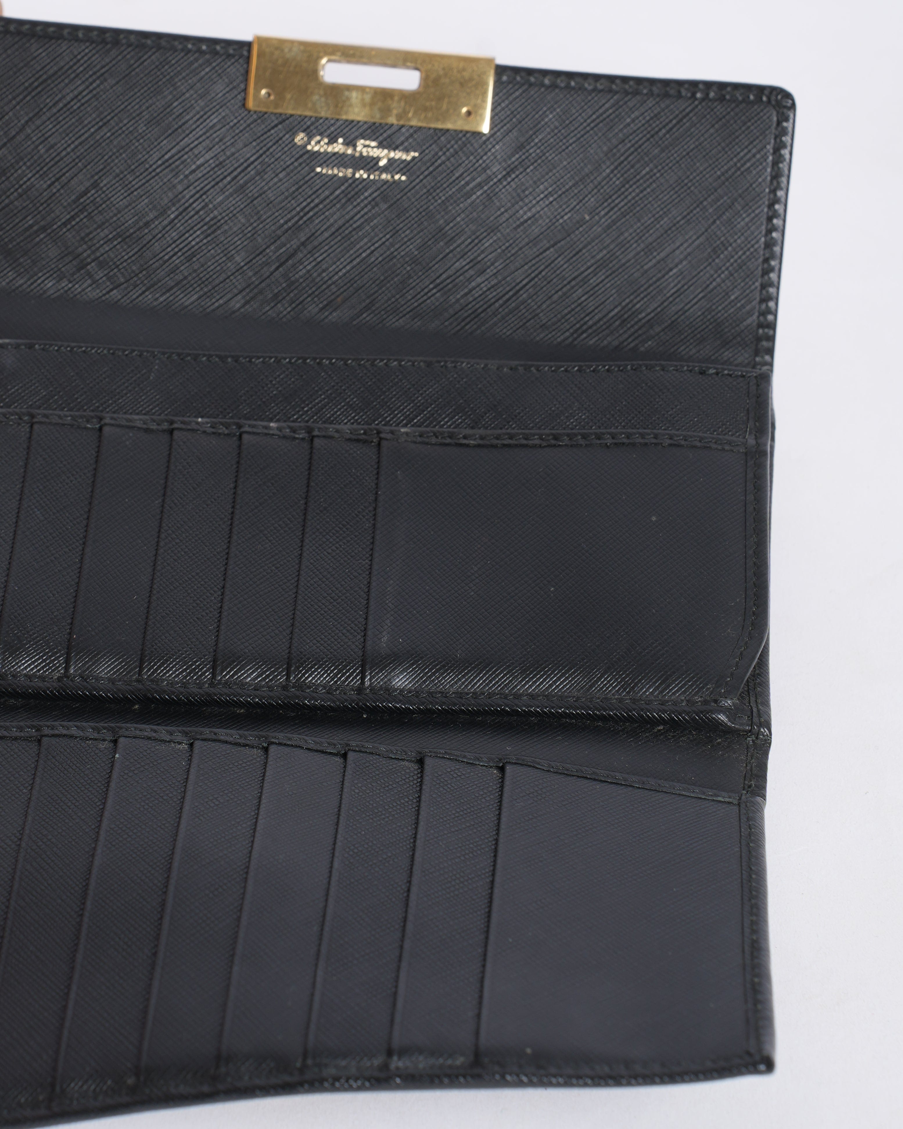 Salvatore Ferragamo Flap Lock Wallet