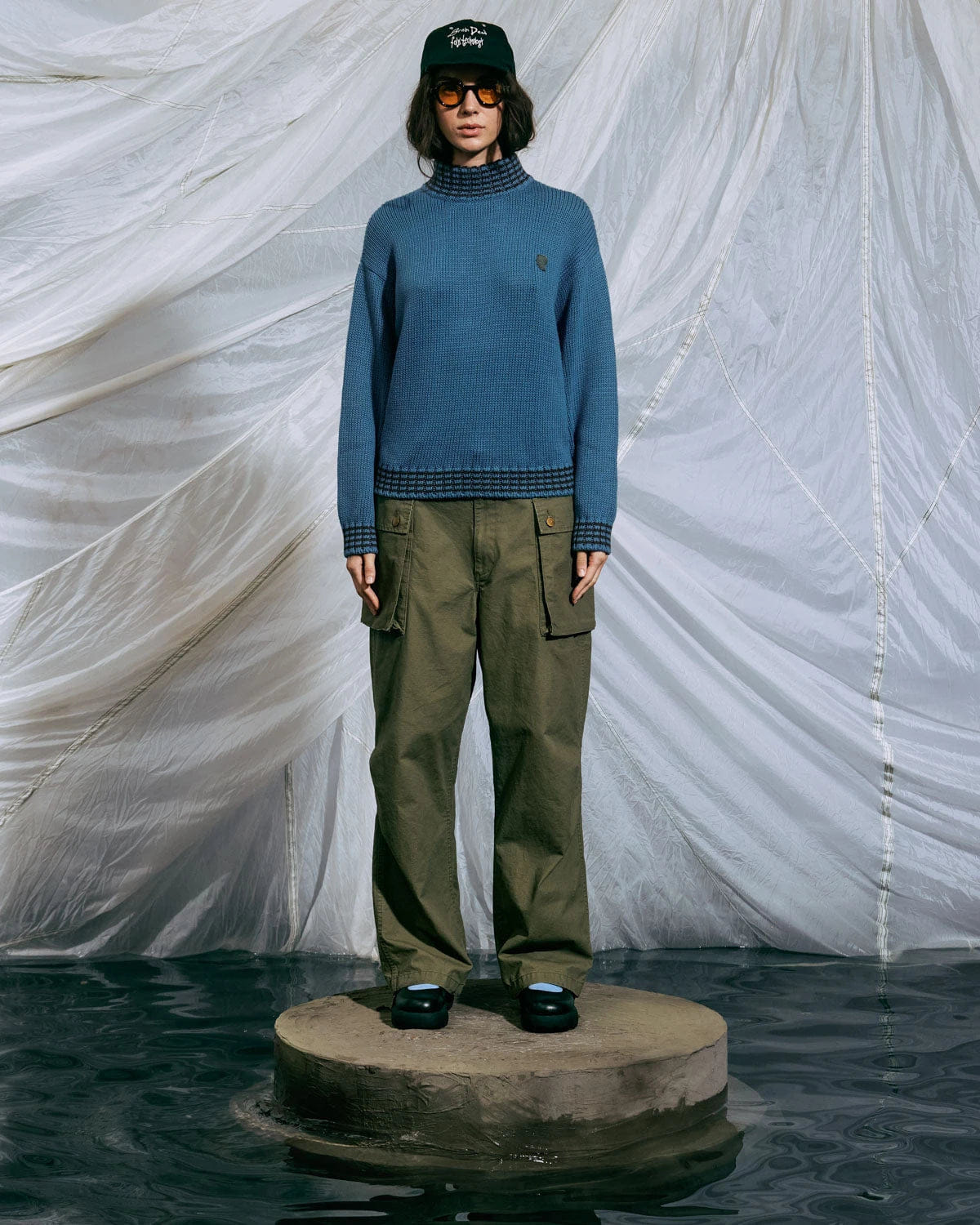 Brain Dead Canvas Overpant - Olive