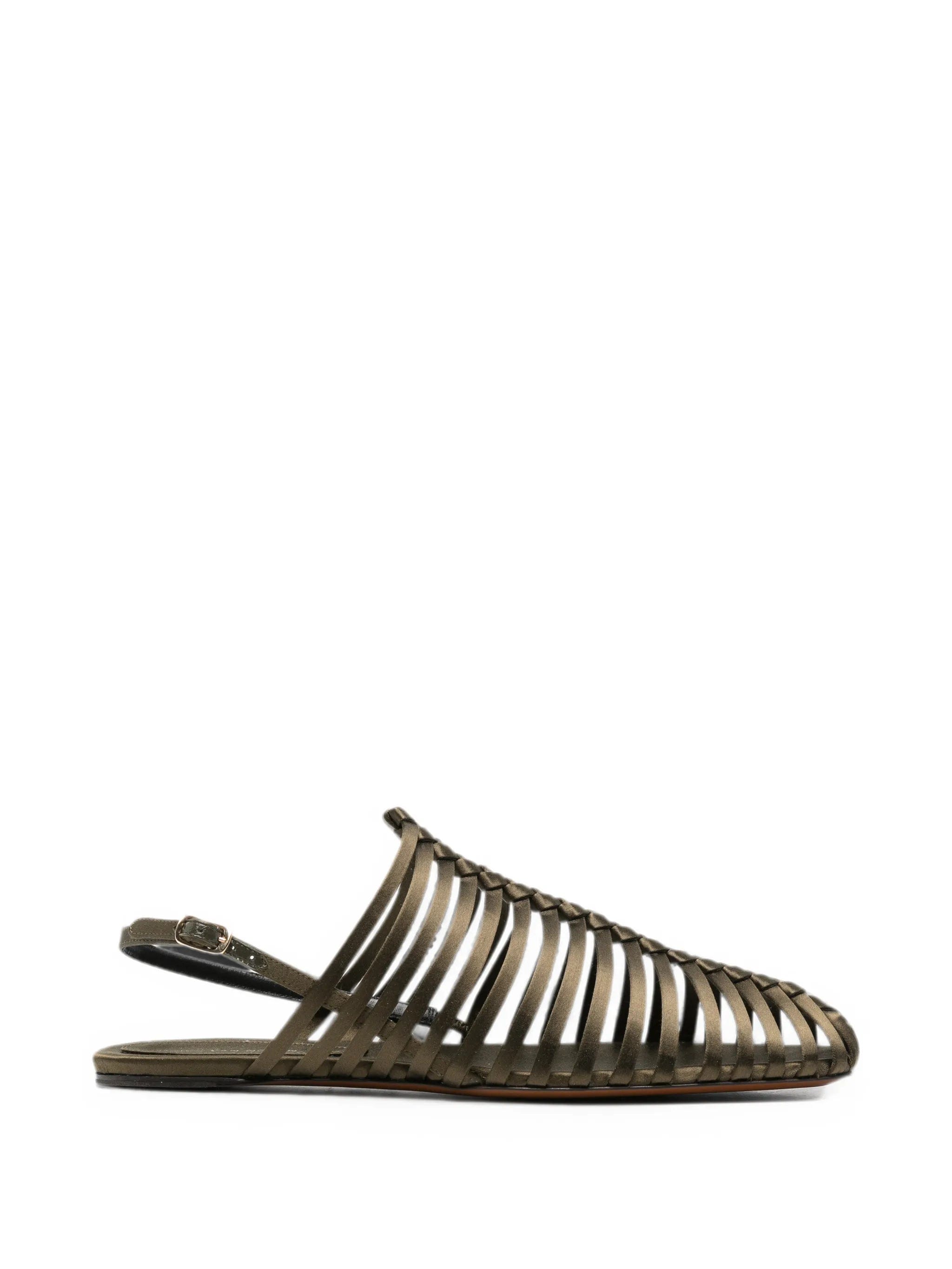 Dries Van Noten cage - strap slingback sandals