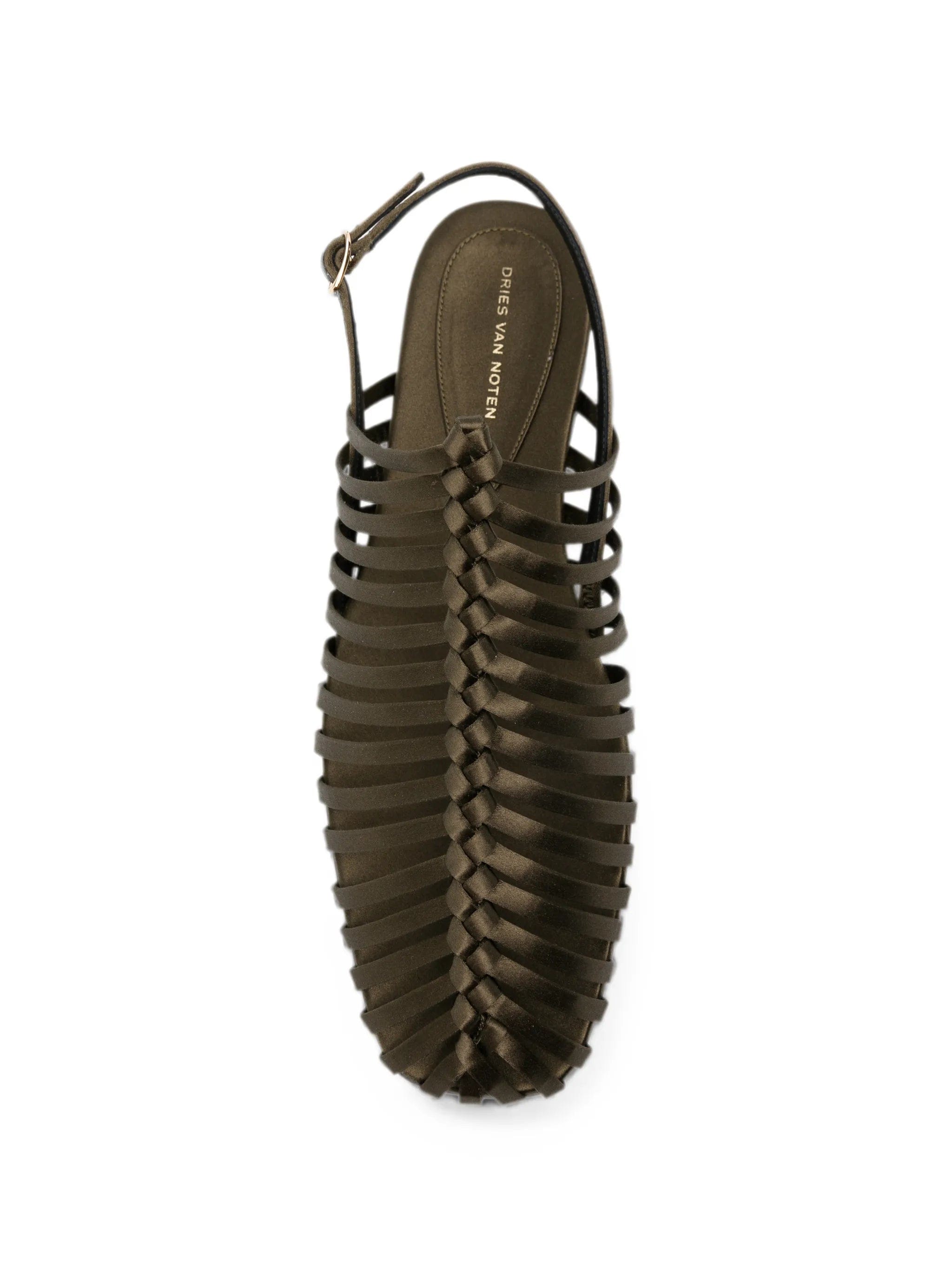 Dries Van Noten cage - strap slingback sandals
