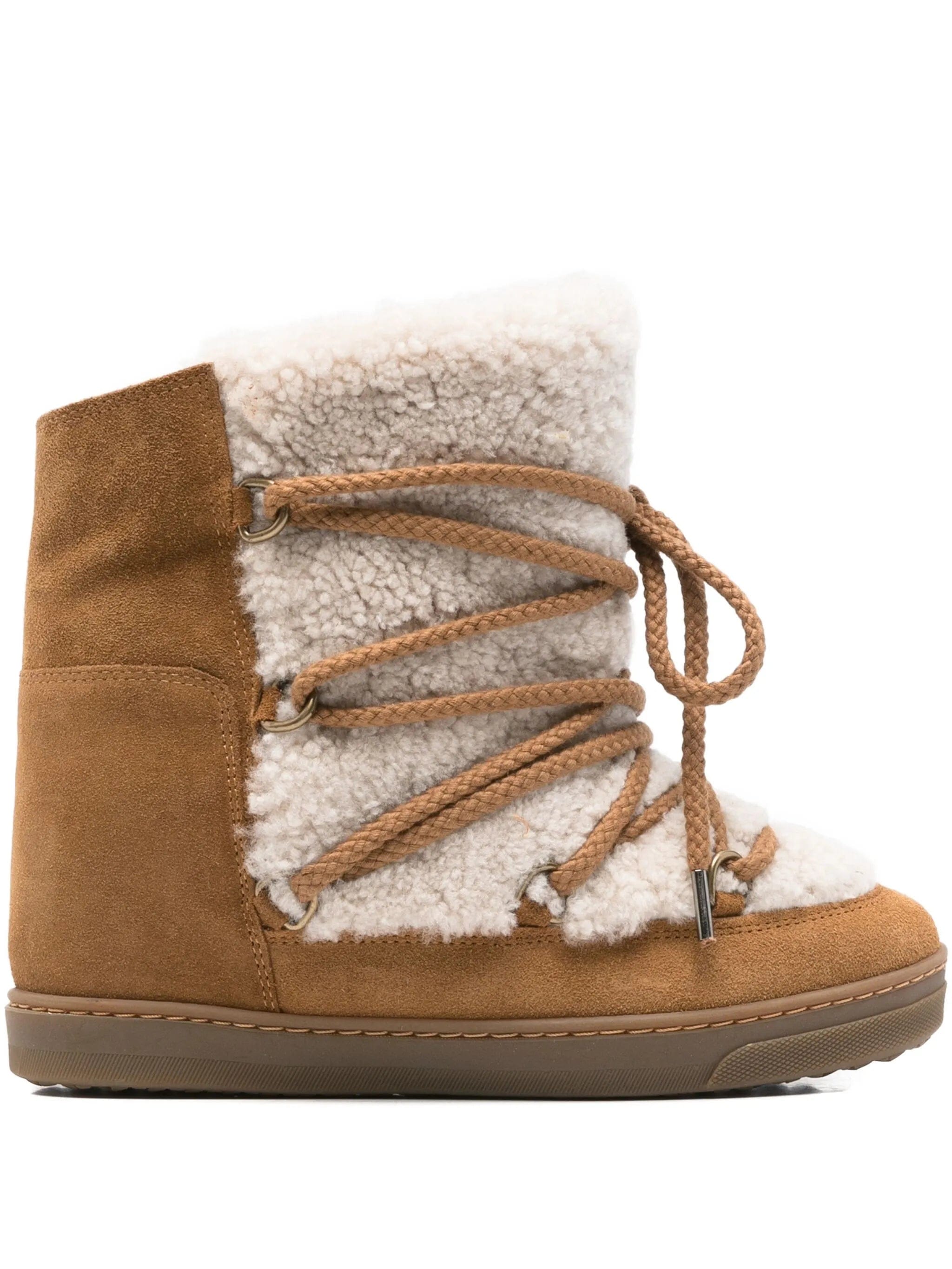 Isabel Marant Nowles shearling ankle boots