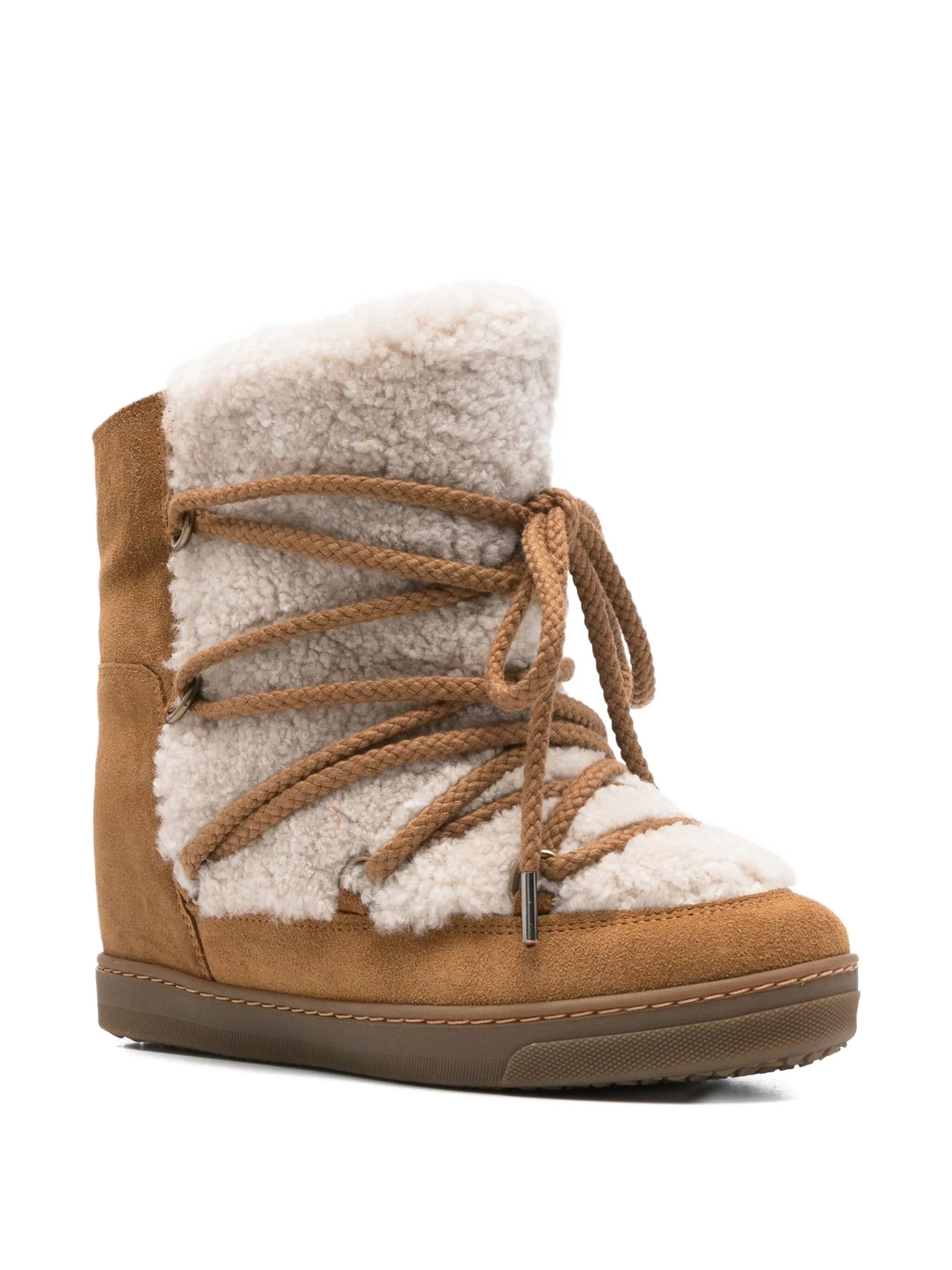 Isabel Marant Nowles shearling ankle boots