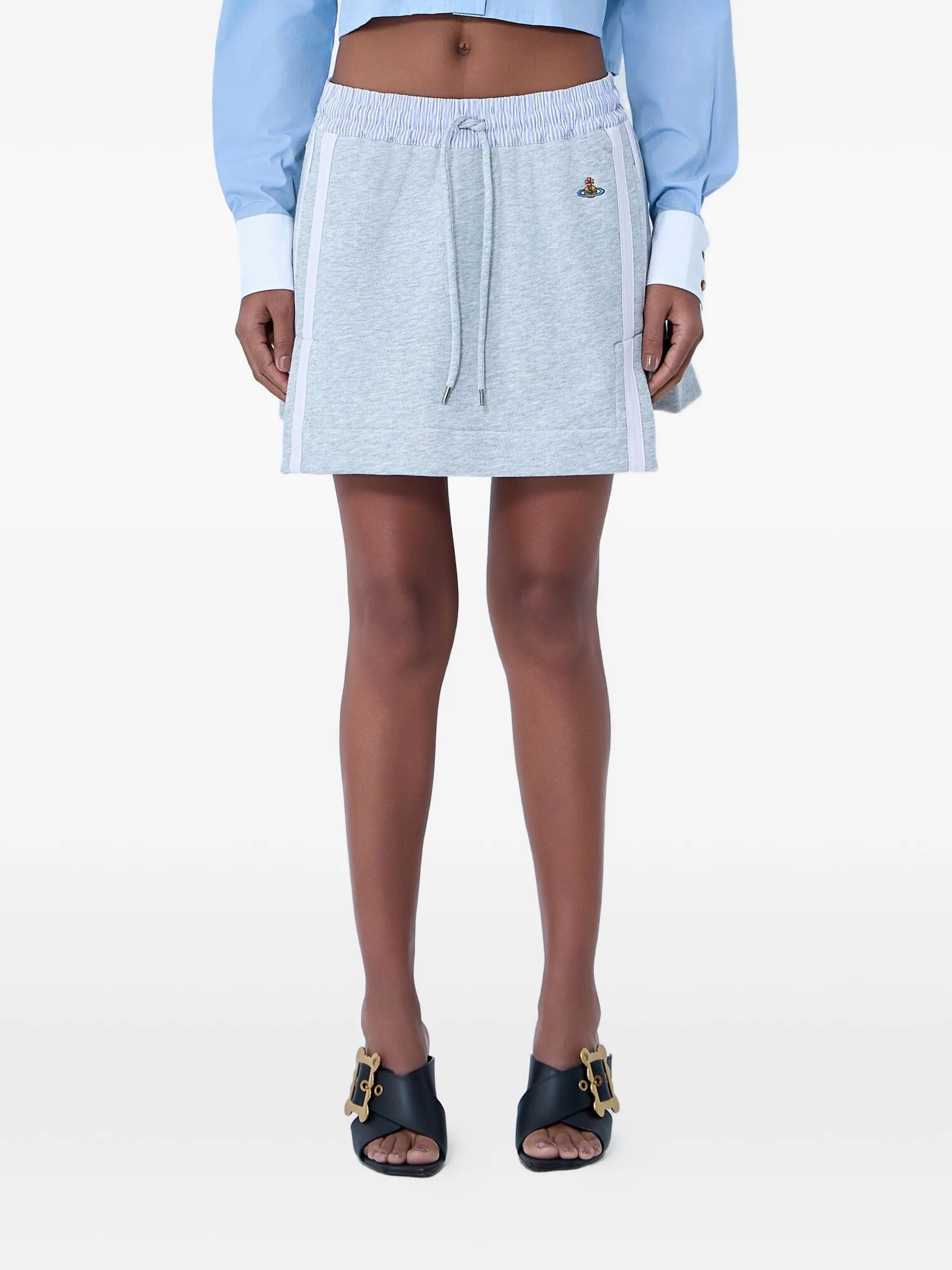 Vivienne Westwood side - stripes mini skirt