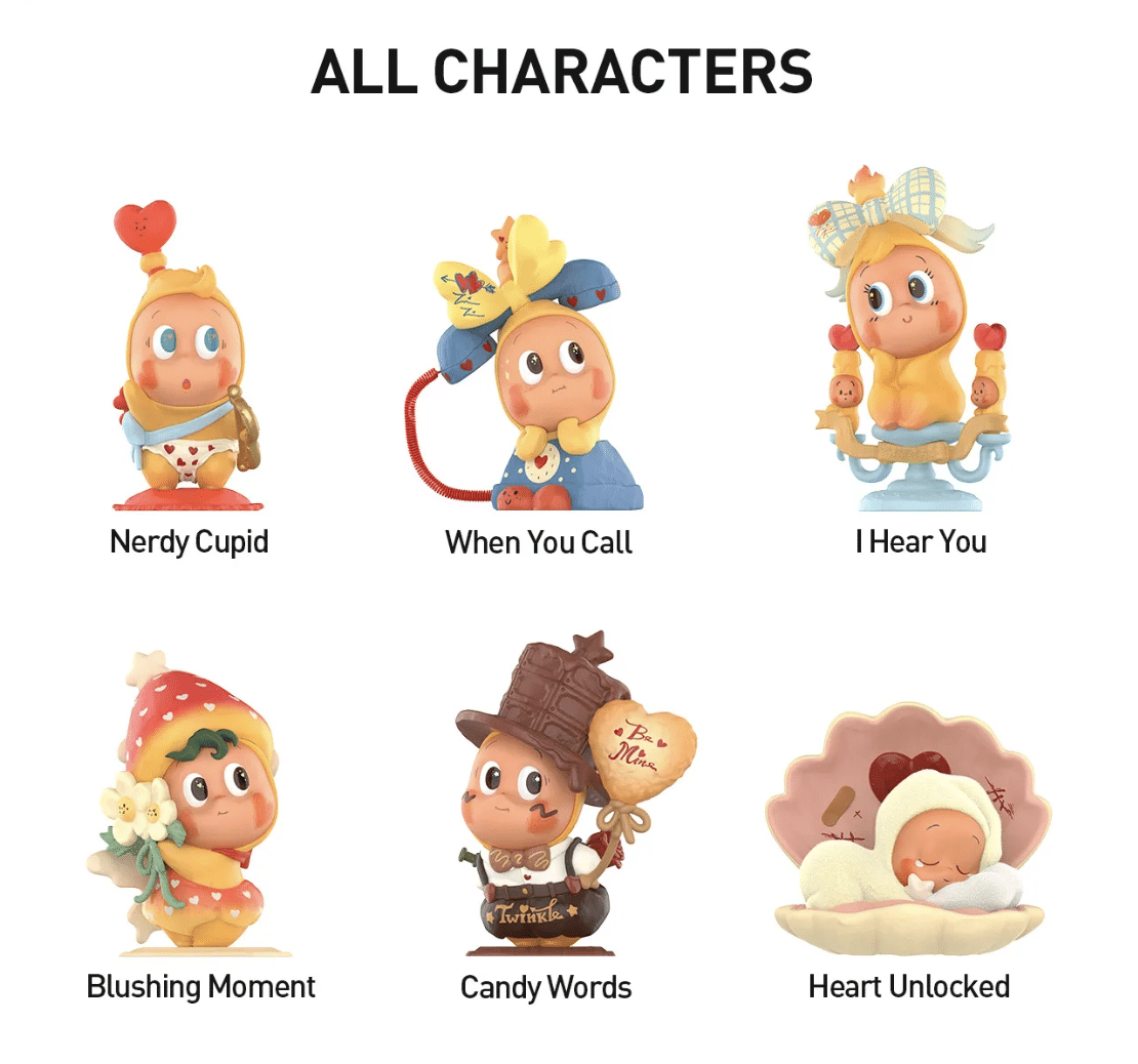 Pop Mart (labubu) Pop Mart Twinkle Twinkle Crush On You Series Figures Sealed Case Single Blind Box