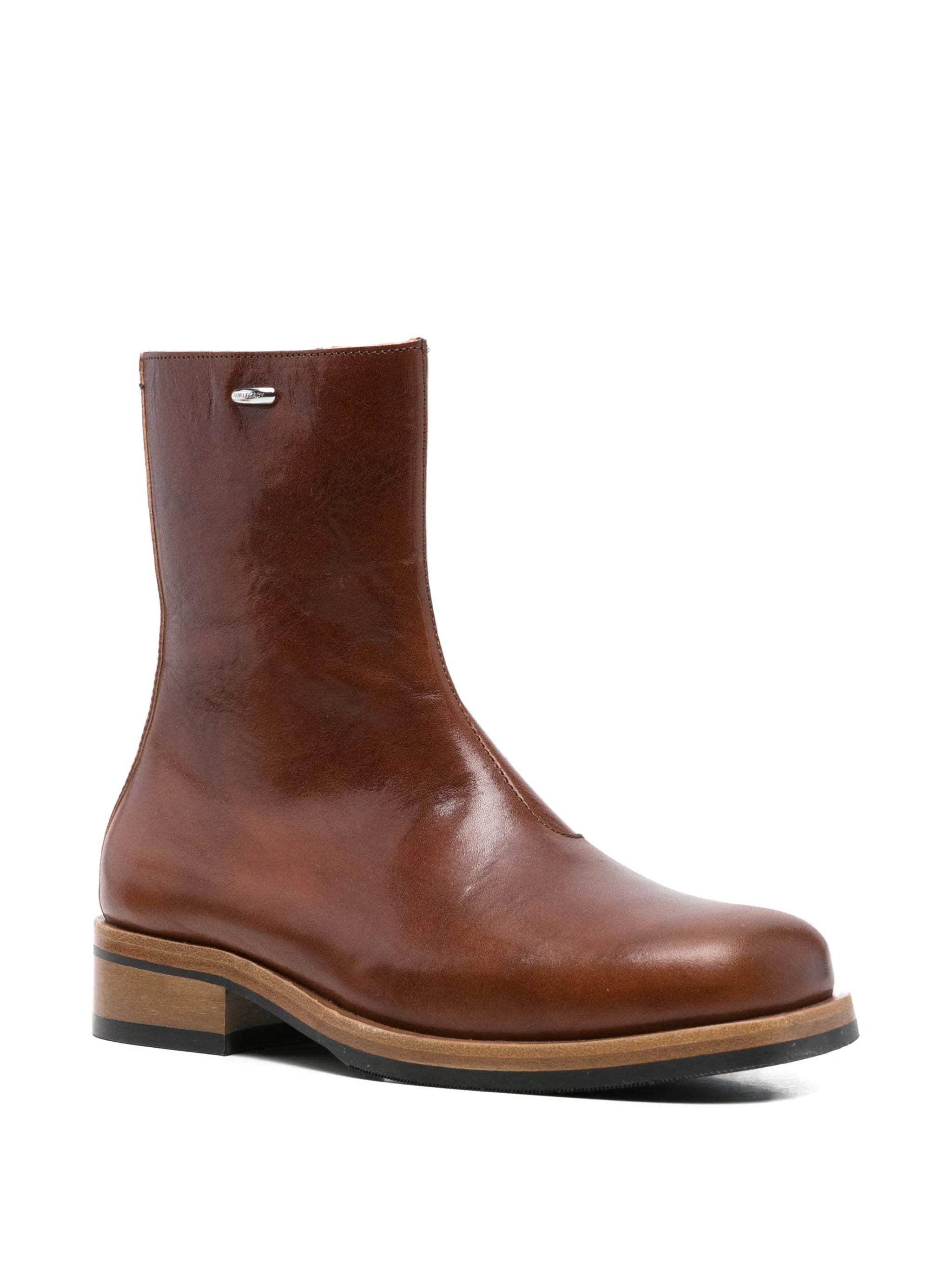 OUR Legacy Camion leather ankle boots