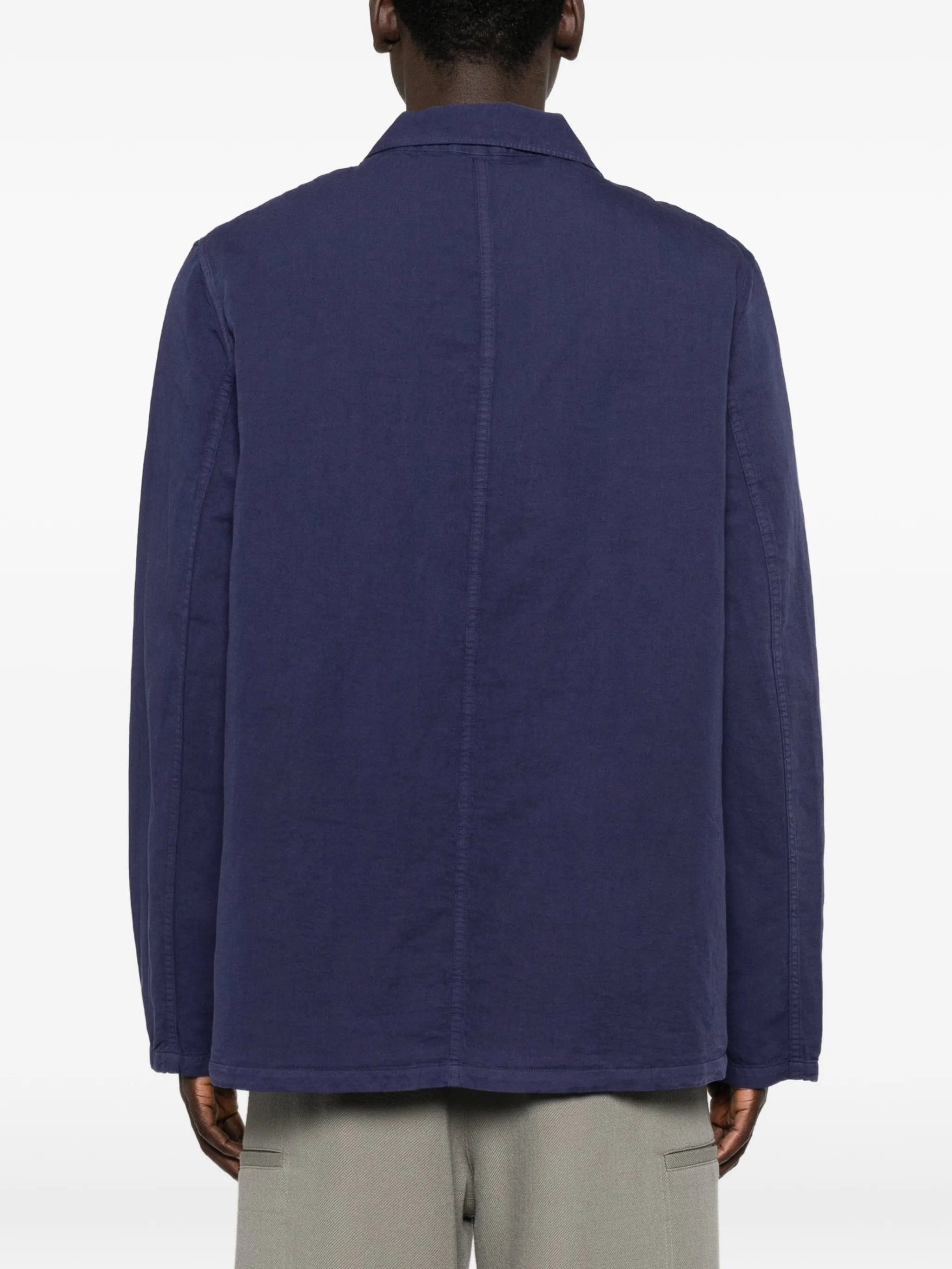 Studio Nicholson patch - pocket single - breasted jacket