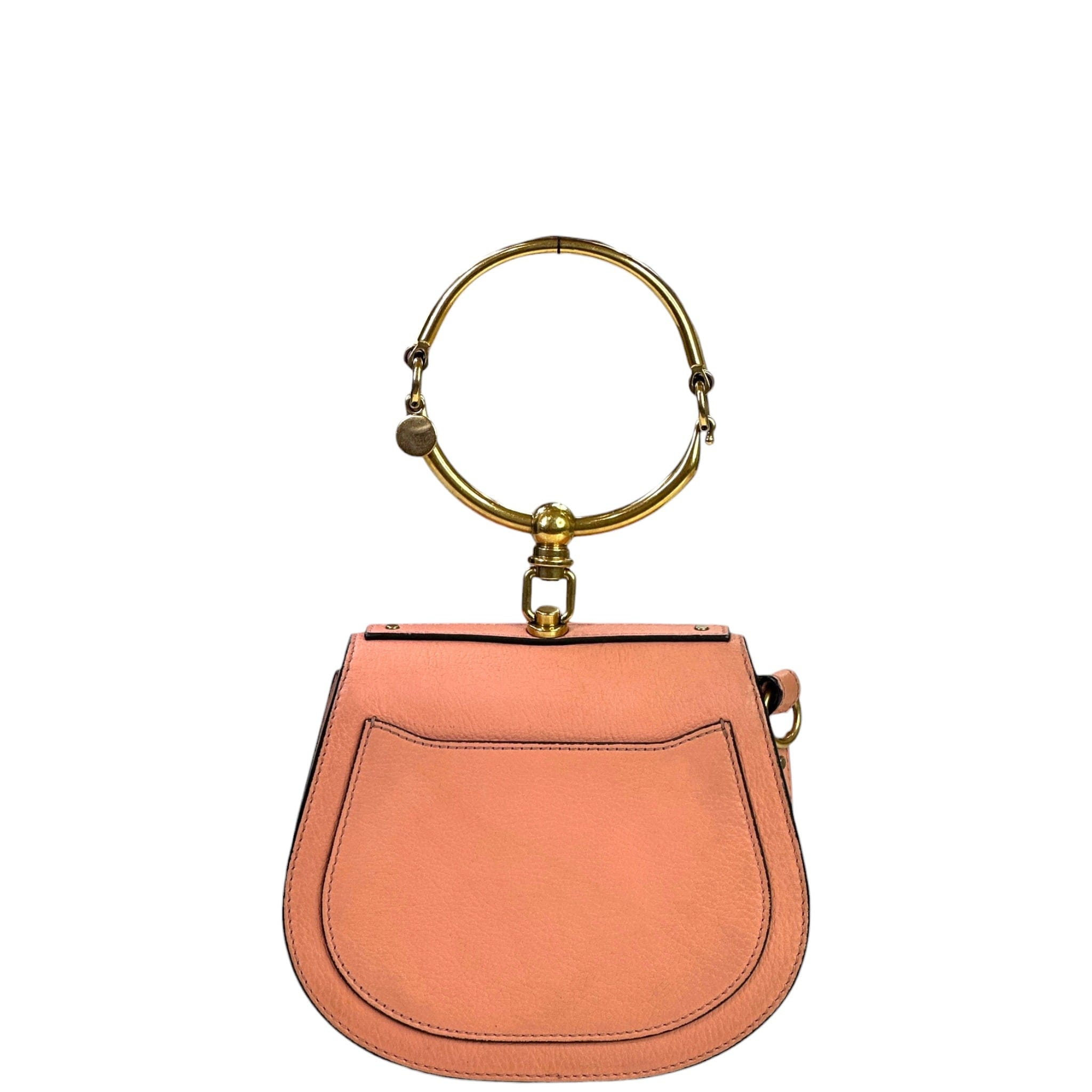 Chloé Nile Bracelet Bag Small Pink Leather