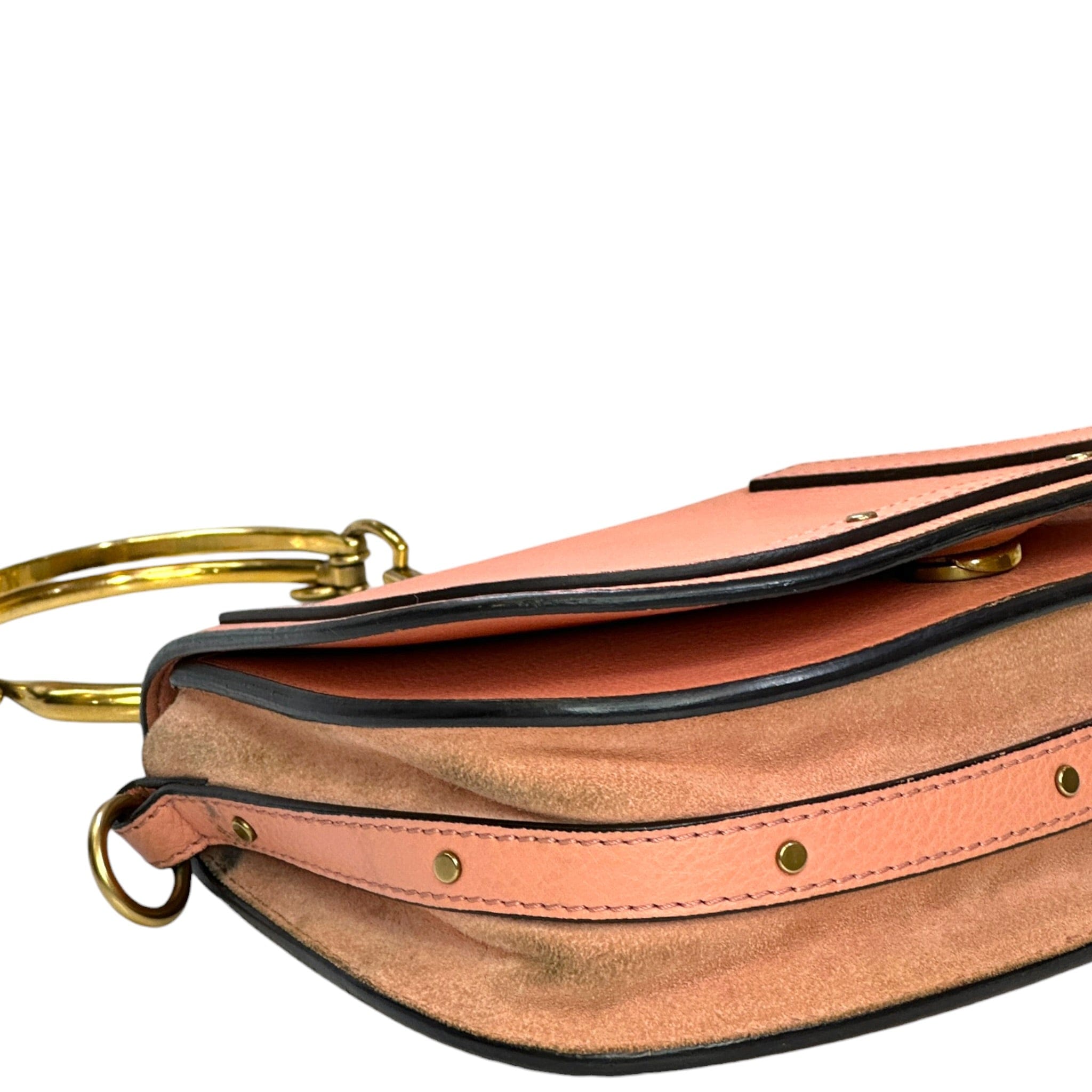 Chloé Nile Bracelet Bag Small Pink Leather